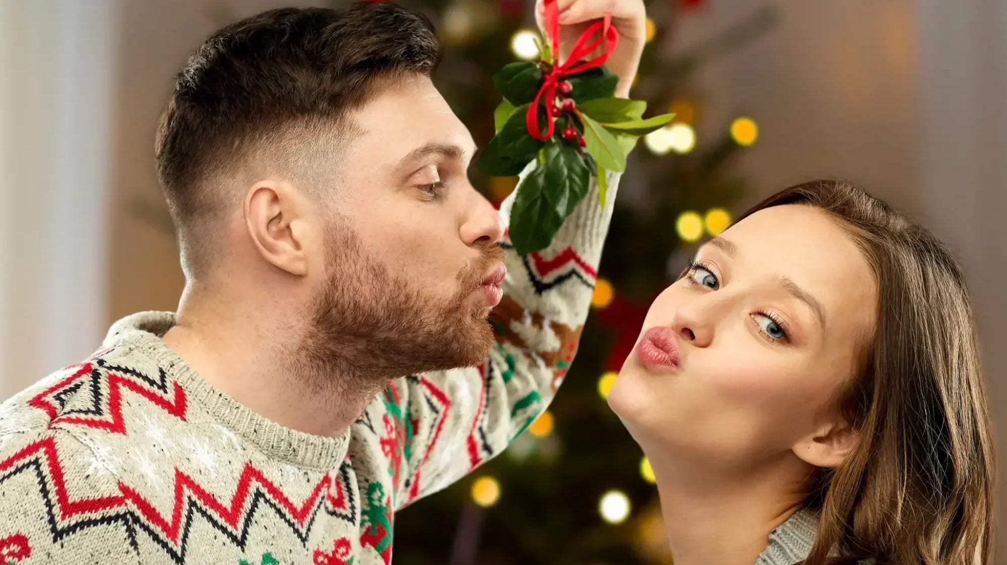 A Naughty Mistletoe Game for Lovers to Play