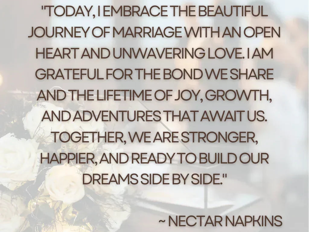 Beautiful journey of marriage affirmation
