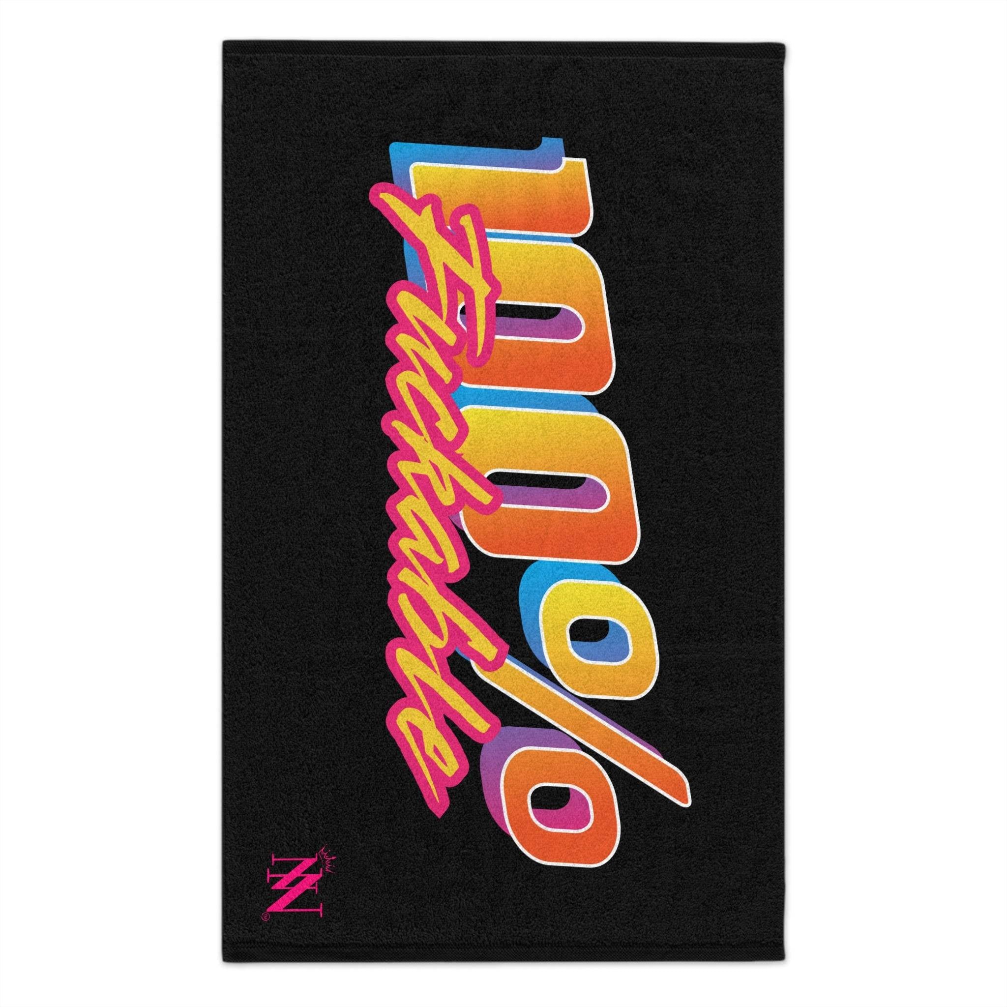 100% Fuckable Black Mix & Match Soft Sex Towels | Flirty Lovers’ Gifts