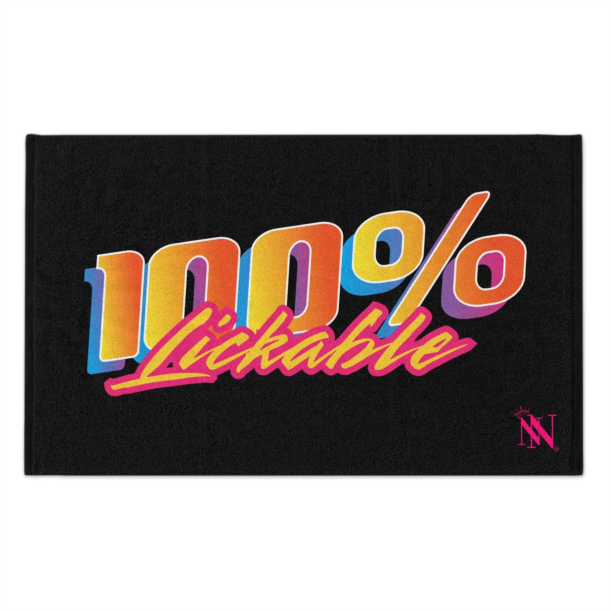 100% Lickable Black Mix & Match Soft Sex Towels | Flirty Lovers’ Gifts