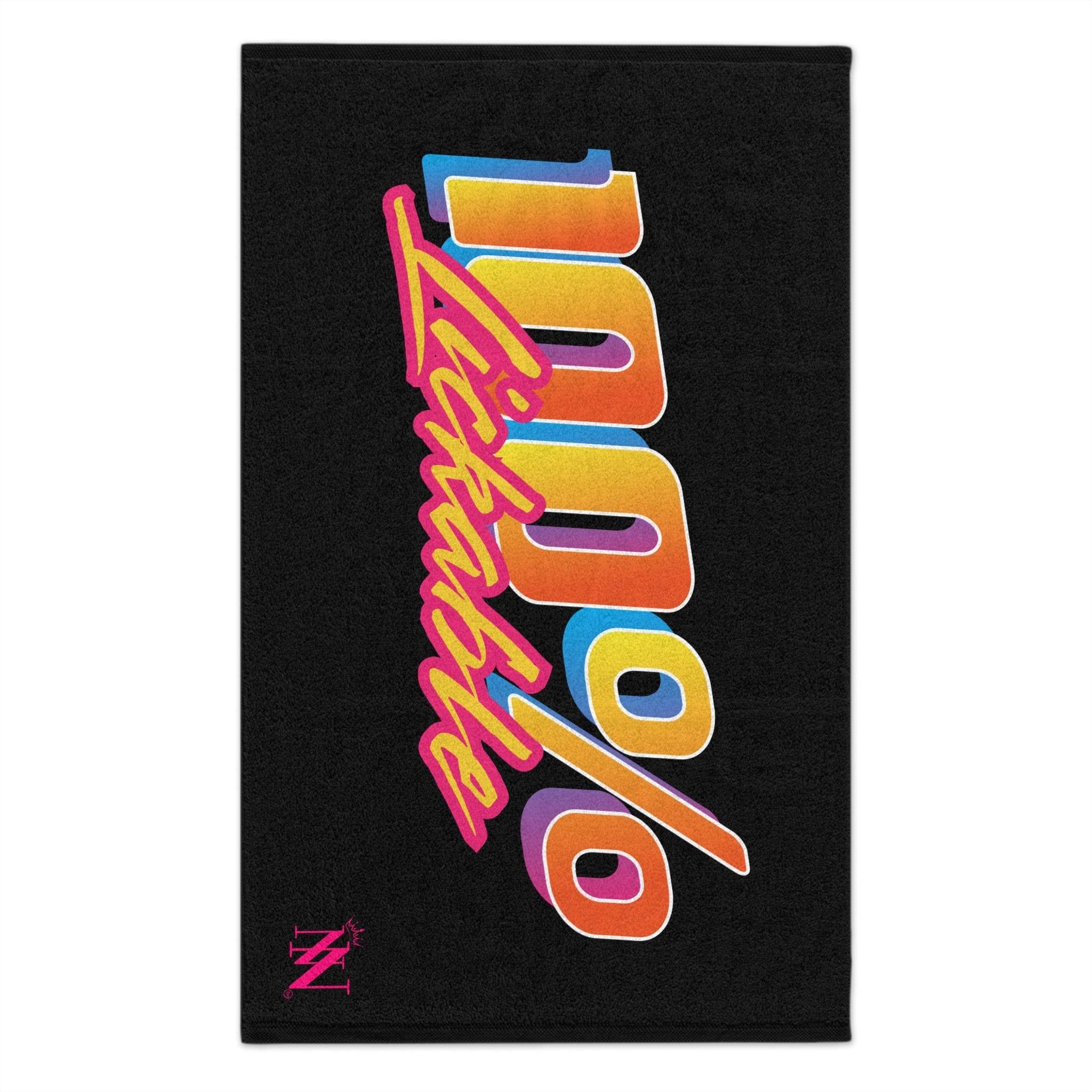 100% Lickable Black Mix & Match Soft Sex Towels | Flirty Lovers’ Gifts