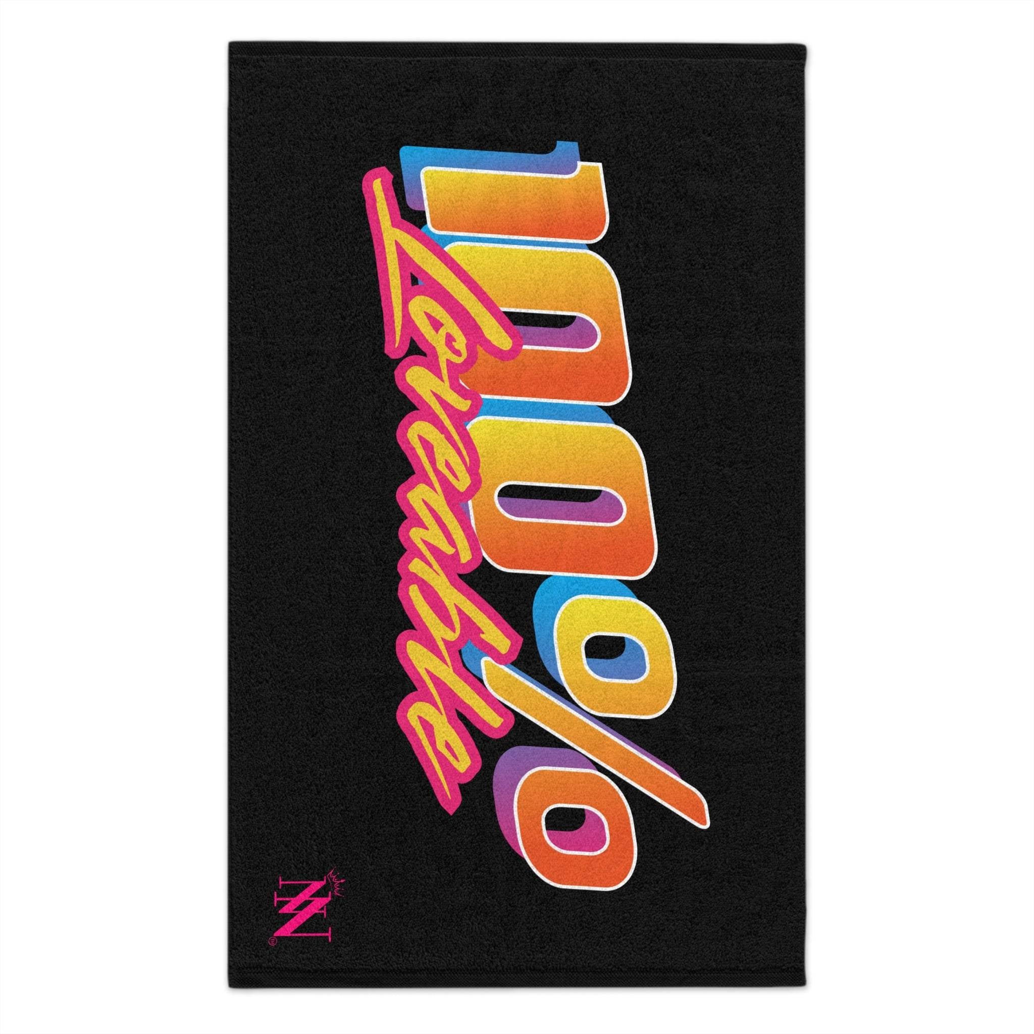 100% Loveable Black Mix & Match Soft Sex Towels | Flirty Lovers’ Gifts