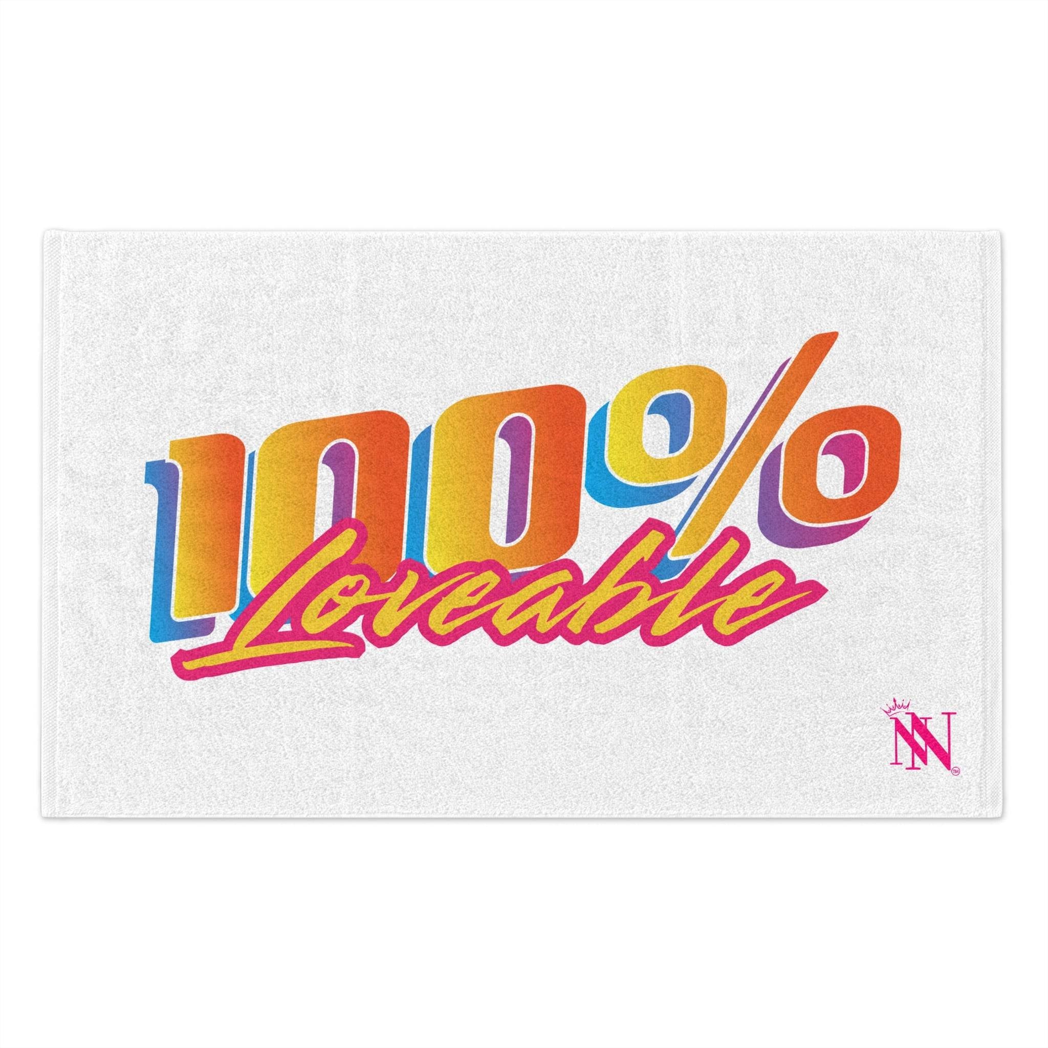 100% Loveable | Mix & Match Soft Fun-Flirty Lovers’ Towels