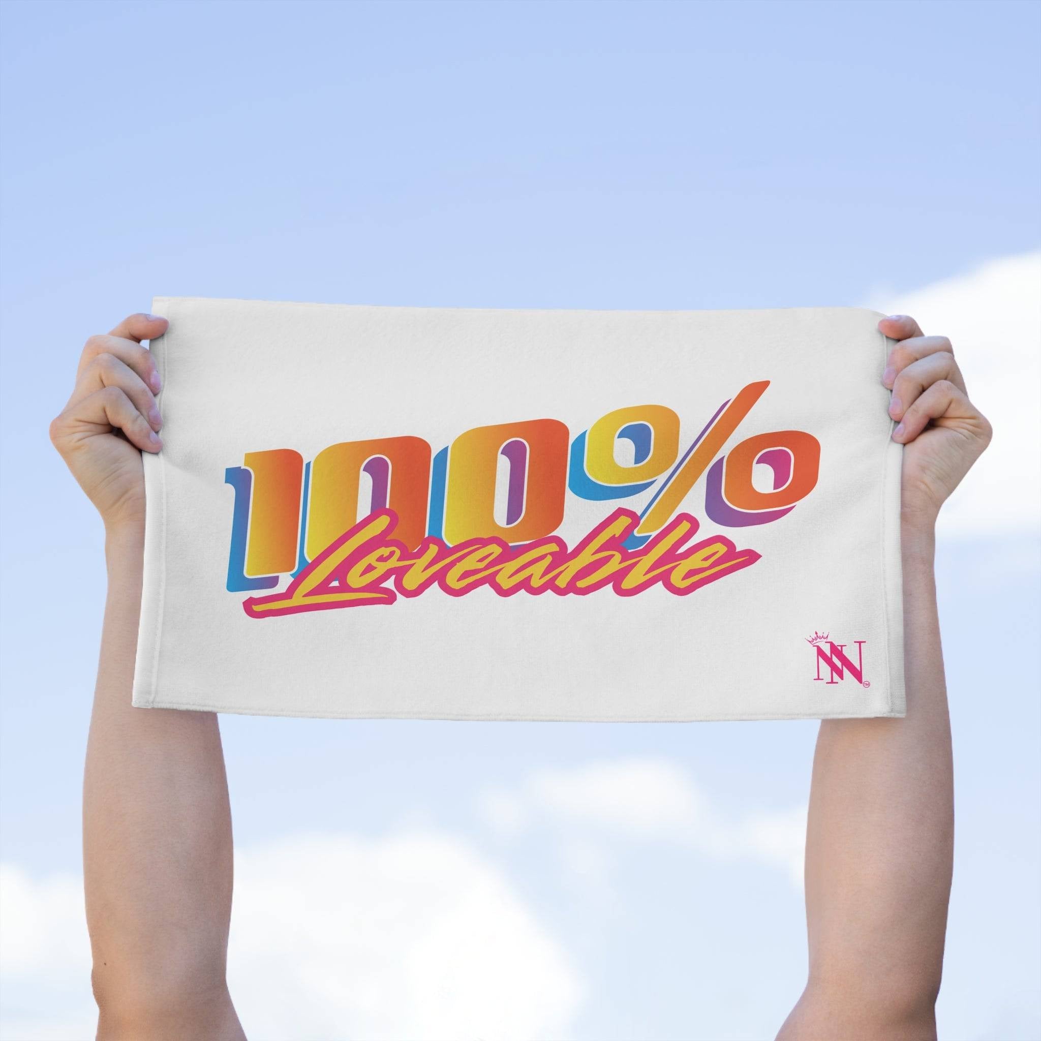 100% Loveable | Mix & Match Soft Fun-Flirty Lovers’ Towels