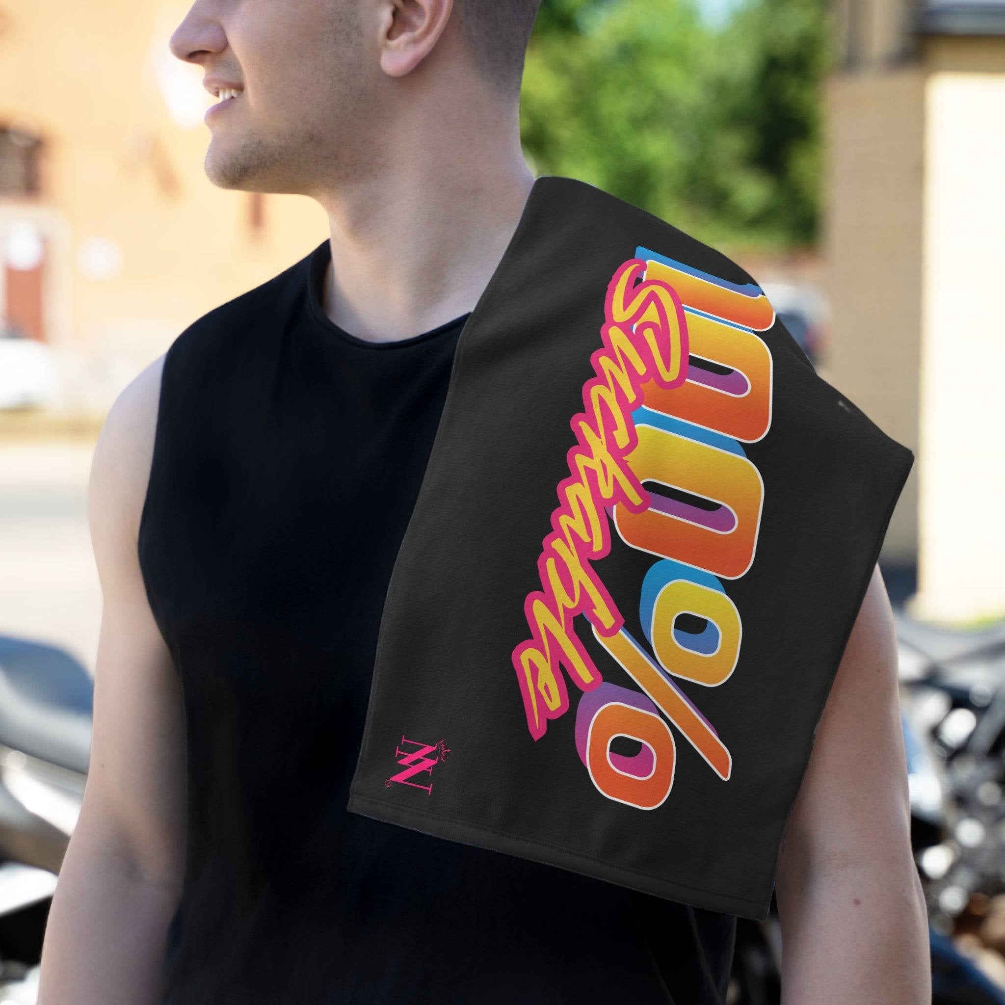 100% Suckable Black Mix & Match Soft Sex Towels | Flirty Lovers’ Gifts