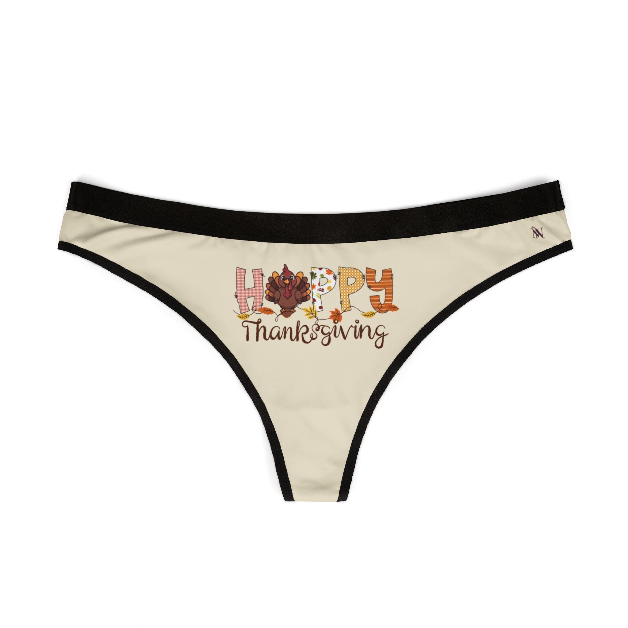 Cute Happy Thanksgiving | Mix & Match Women’s Fun-Flirty Lovers’ Thongs
