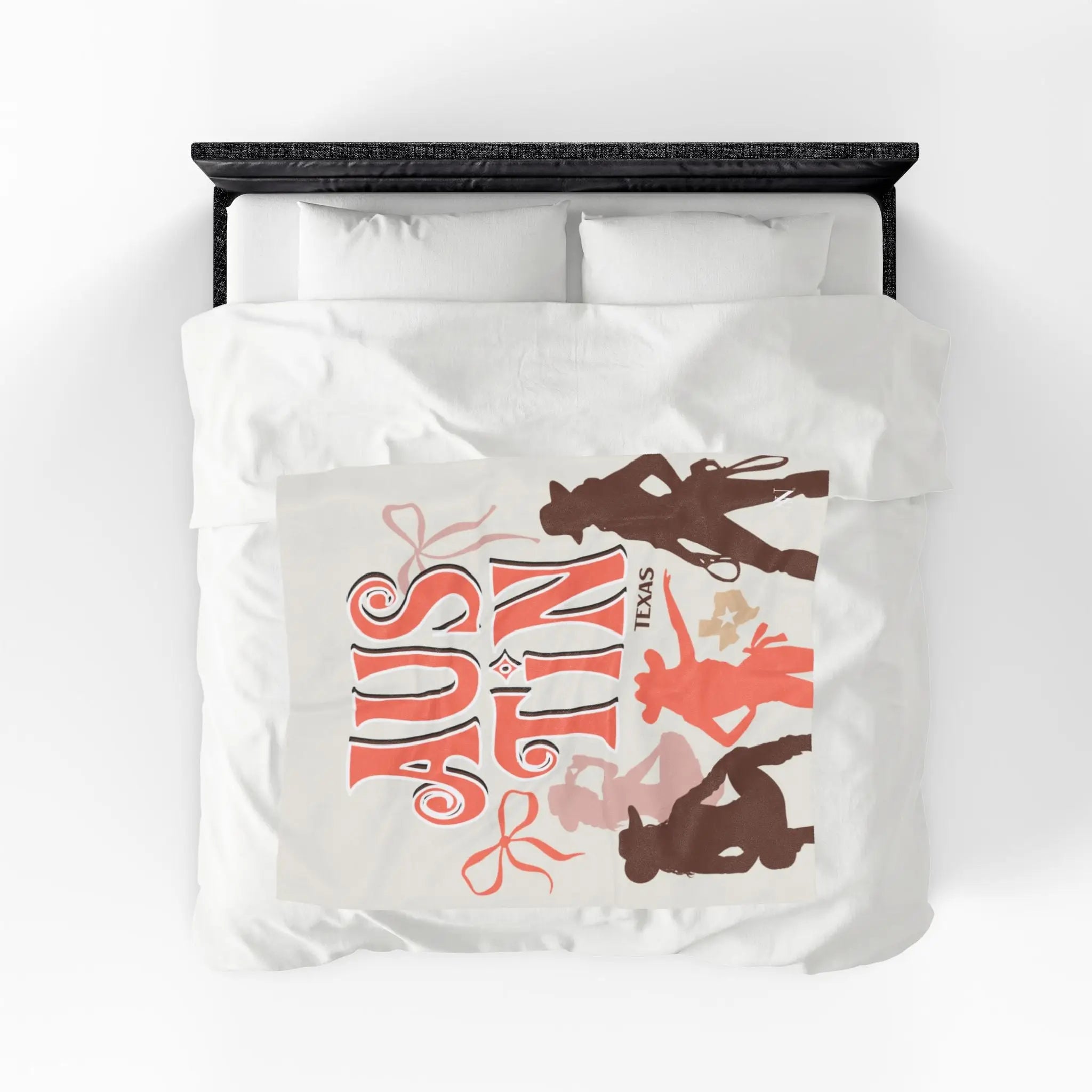 Austin Texas Cowgirl Blanket