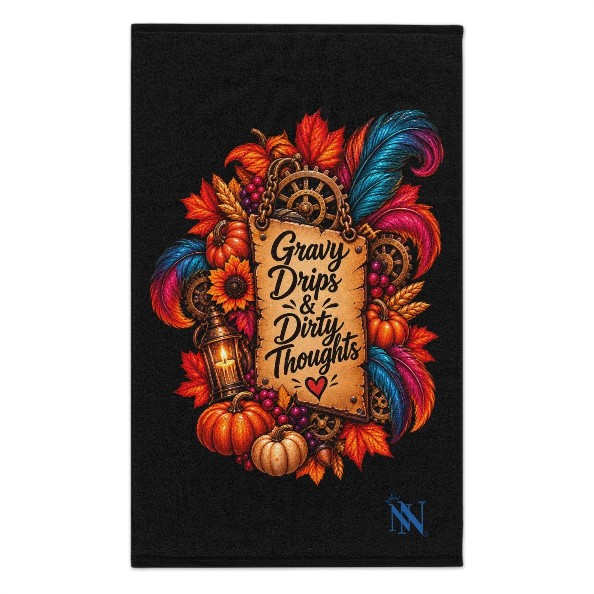 Gravy Drips & Dirty Thoughts Thanksgiving | Nectar Napkins Fun-Flirty Lovers’ Towels