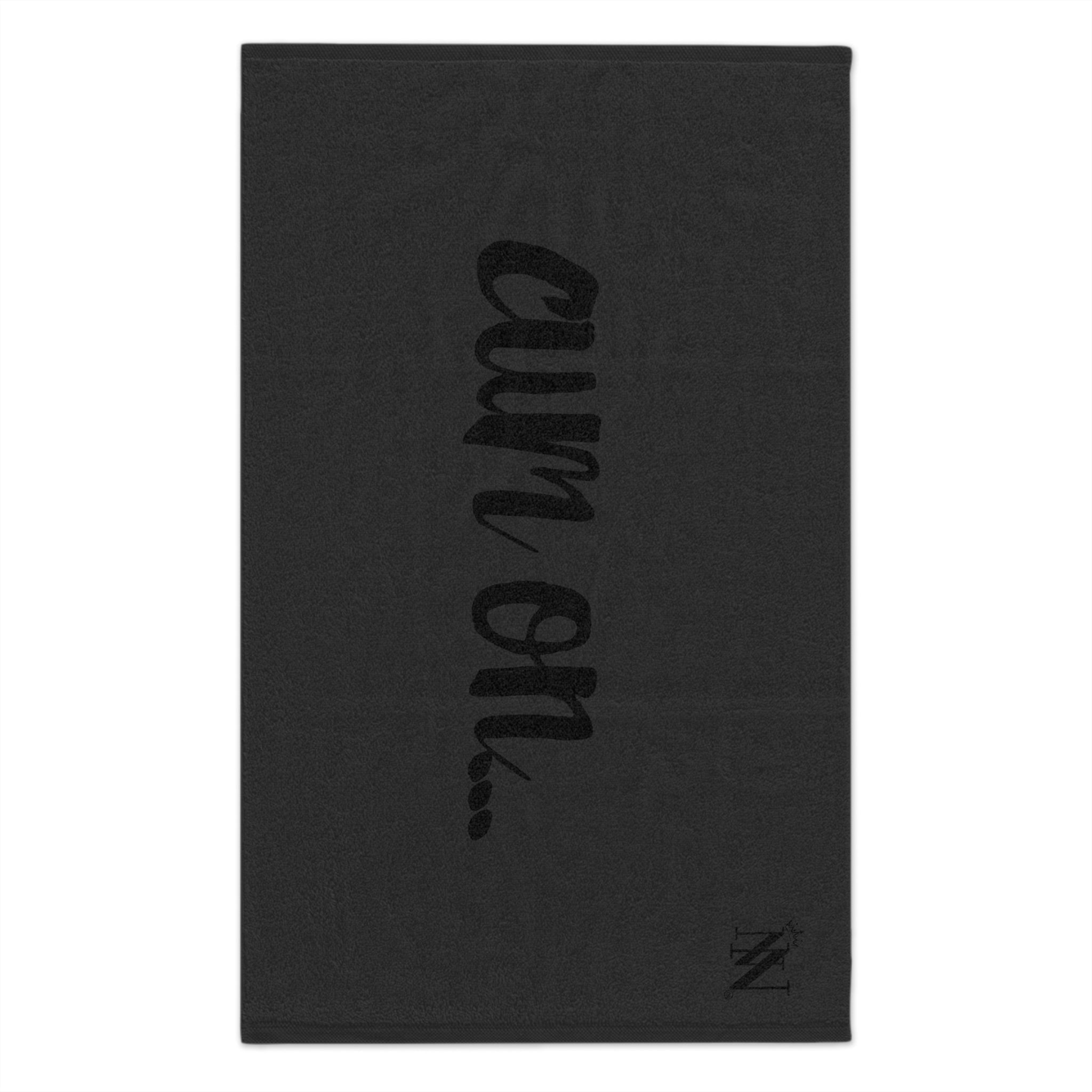 Cum On... Dark Grey | Mix & Match Soft Fun-Flirty Lovers’ Towels