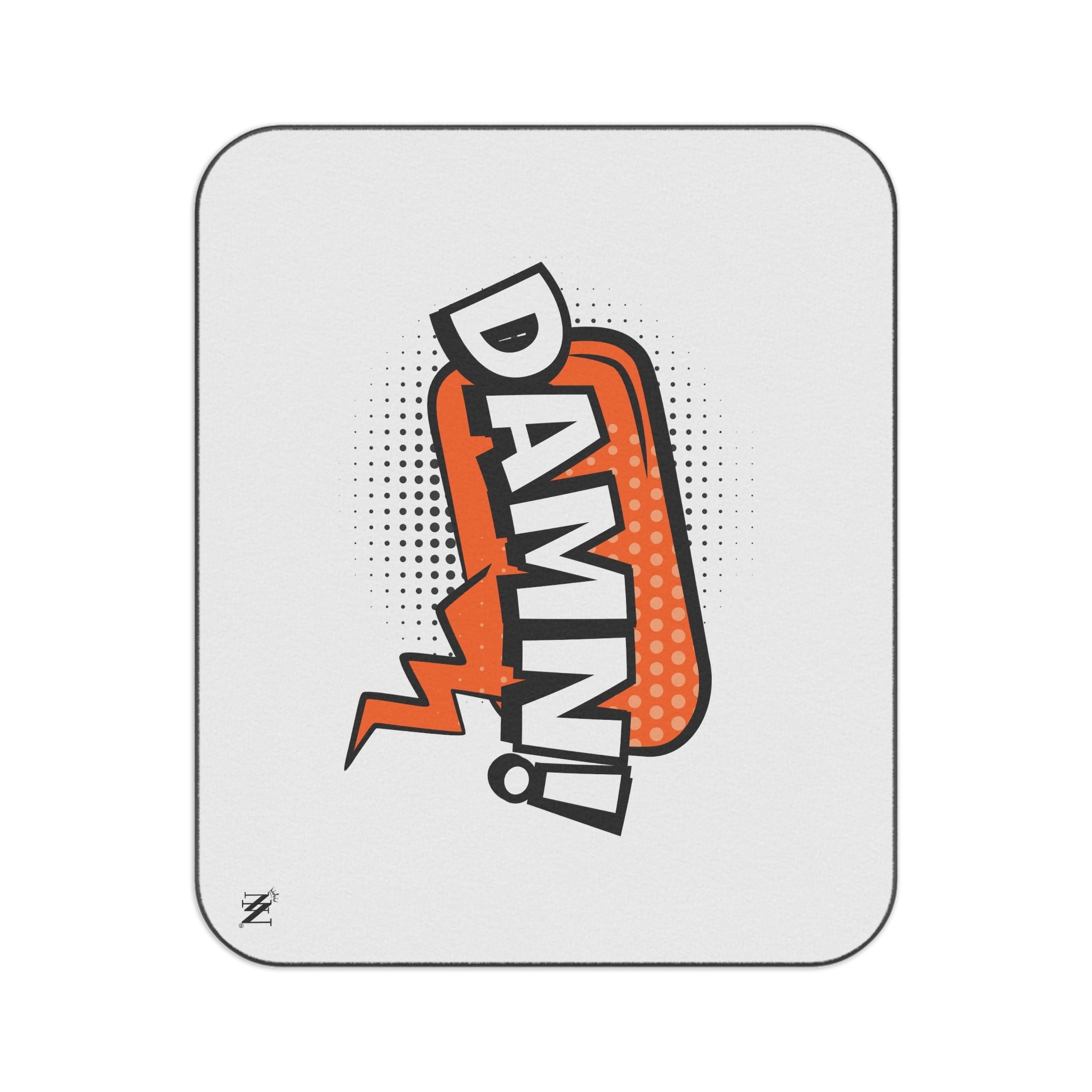 Thinking Damn! Cartoon Fun | Mix Match Fun-Flirty Lovers’ Water-Resistant Blankets