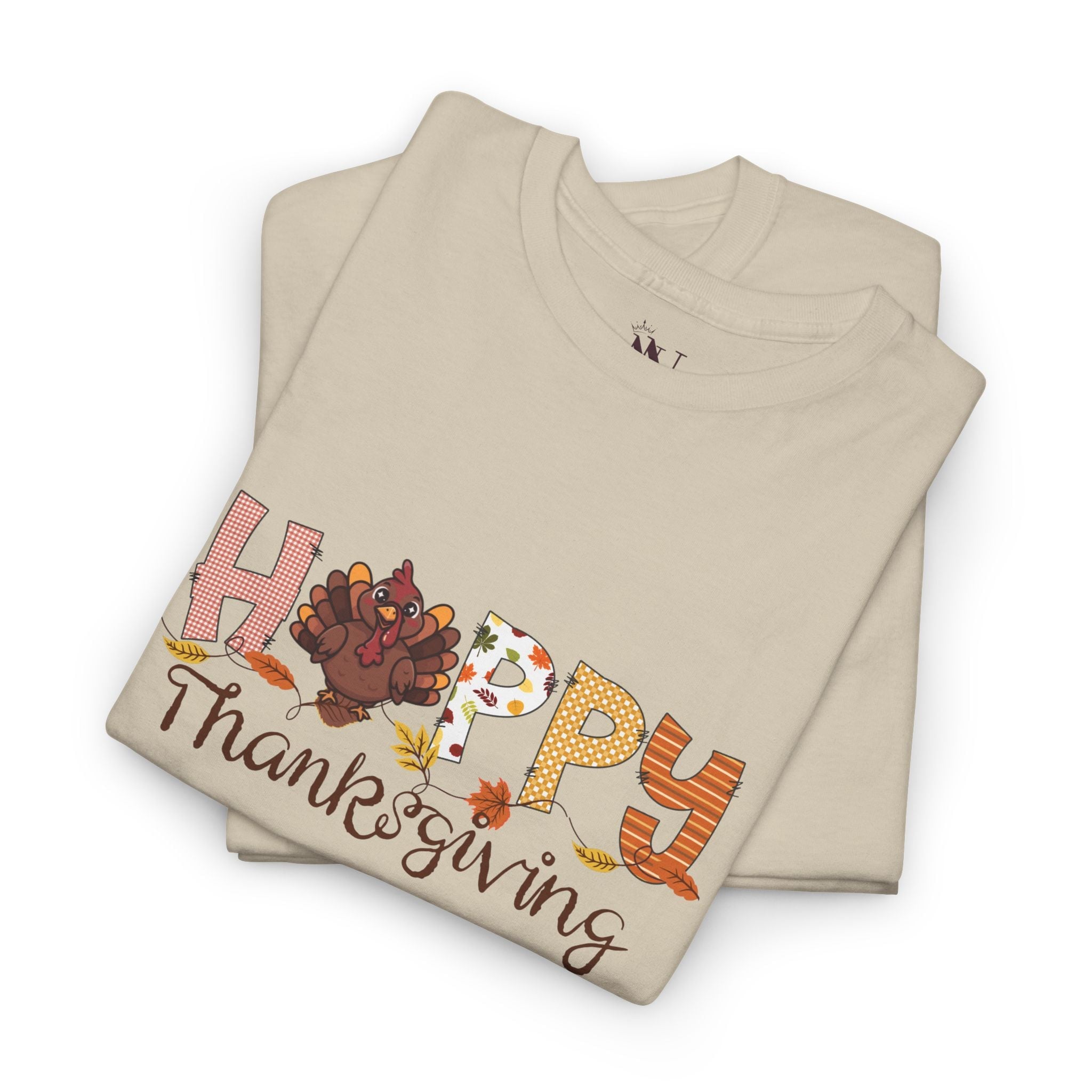 Cute Happy Thanksgiving | Mix & Match Cotton Unisex Fun-Flirty Lovers’ T-Shirts