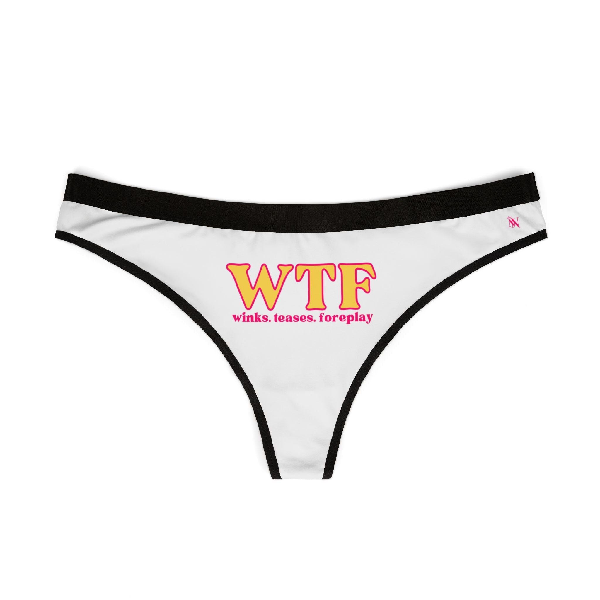 WTF Winks Teases Foreplay | Mix & Match Women’s Fun-Flirty Lovers’ Thongs