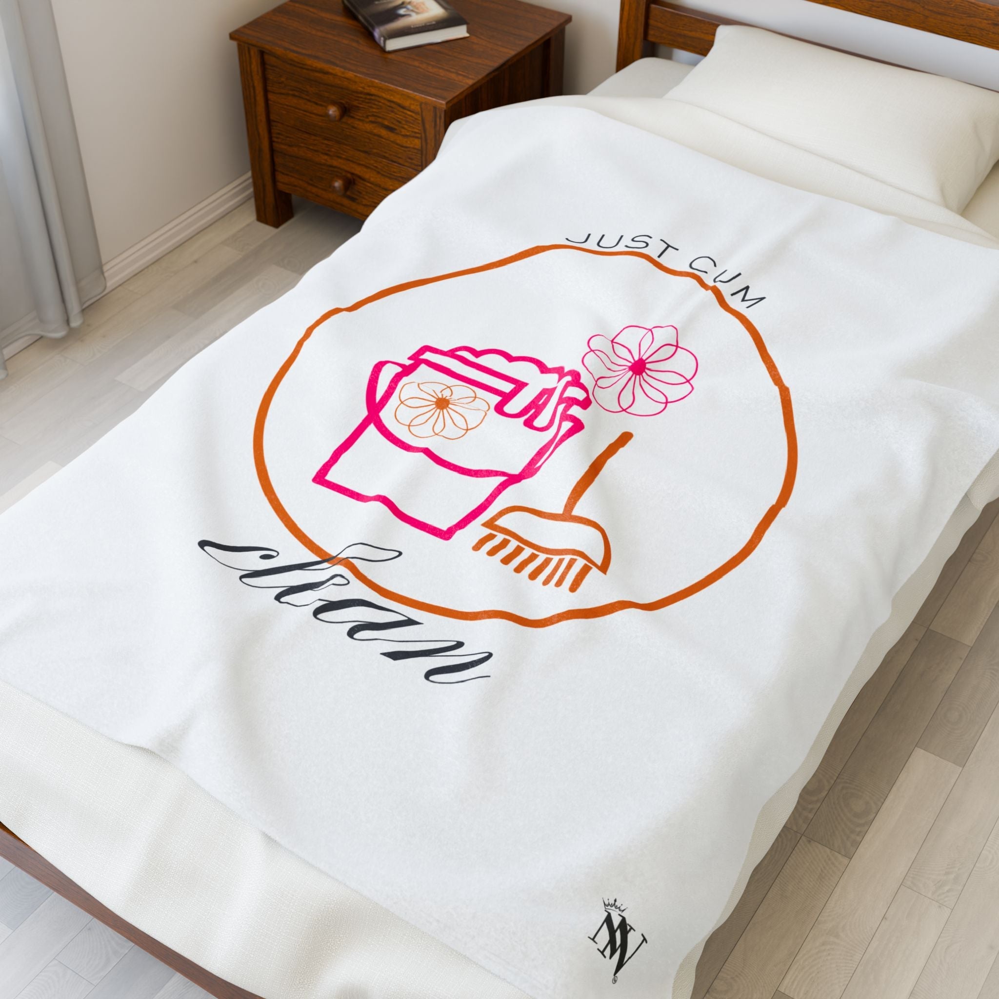 Just Cum Clean! | Mix & Match Soft Fun-Flirty Lovers’ Blankets