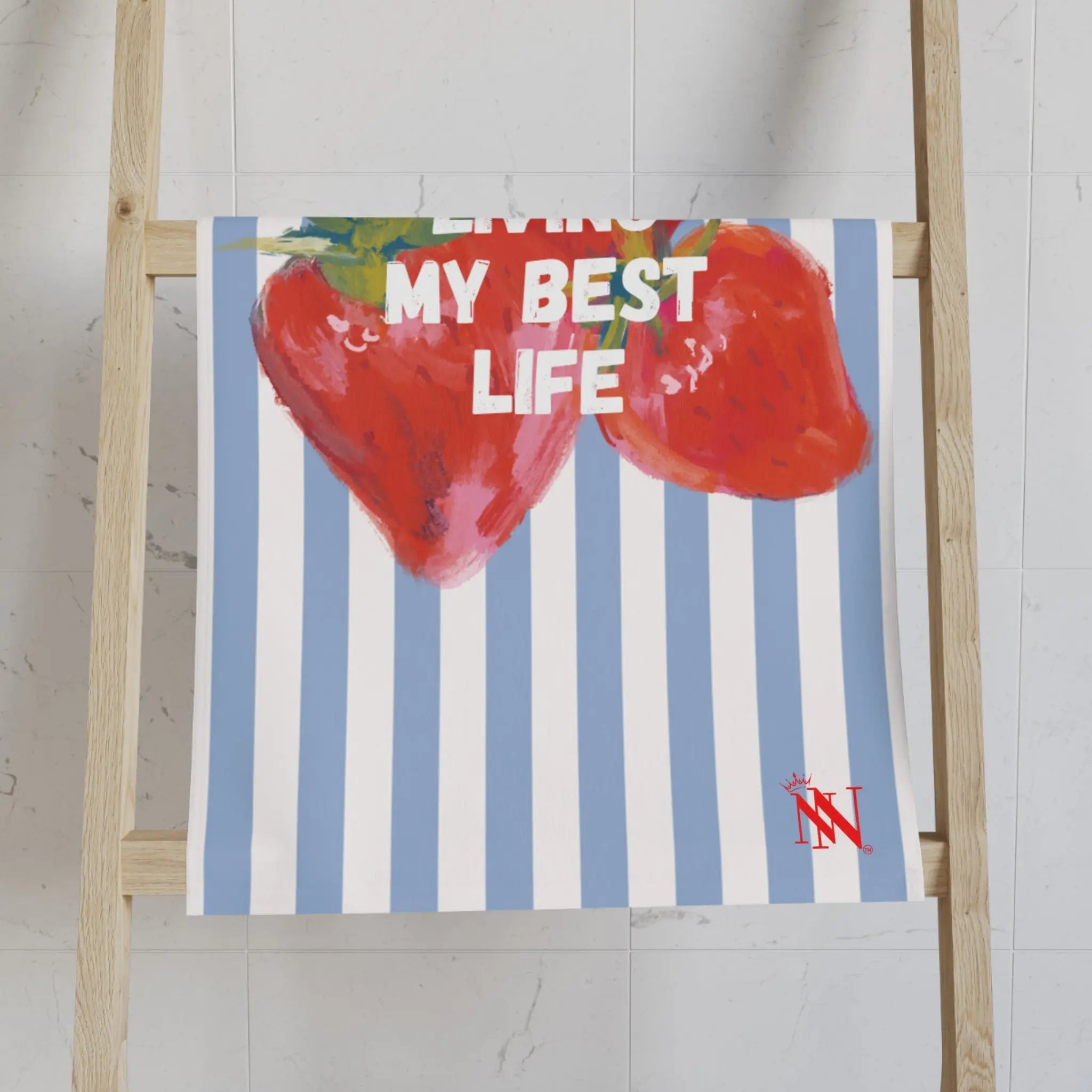 Living My Best Life Berry | Mix & Match Classic Fun-Flirty Lovers’ Towels