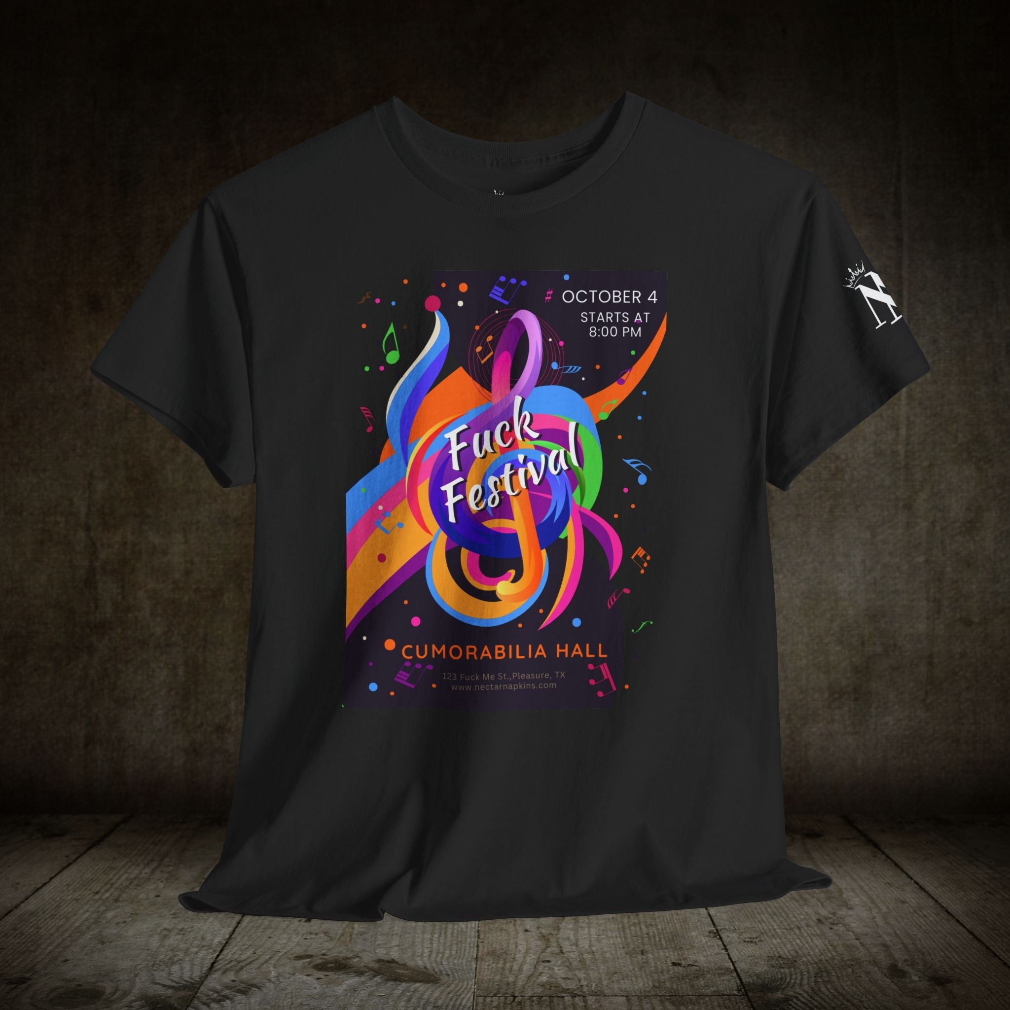 Fuck Festival! | Mix & Match 100% Cotton Unisex Fun-Flirty Lovers’ Tees