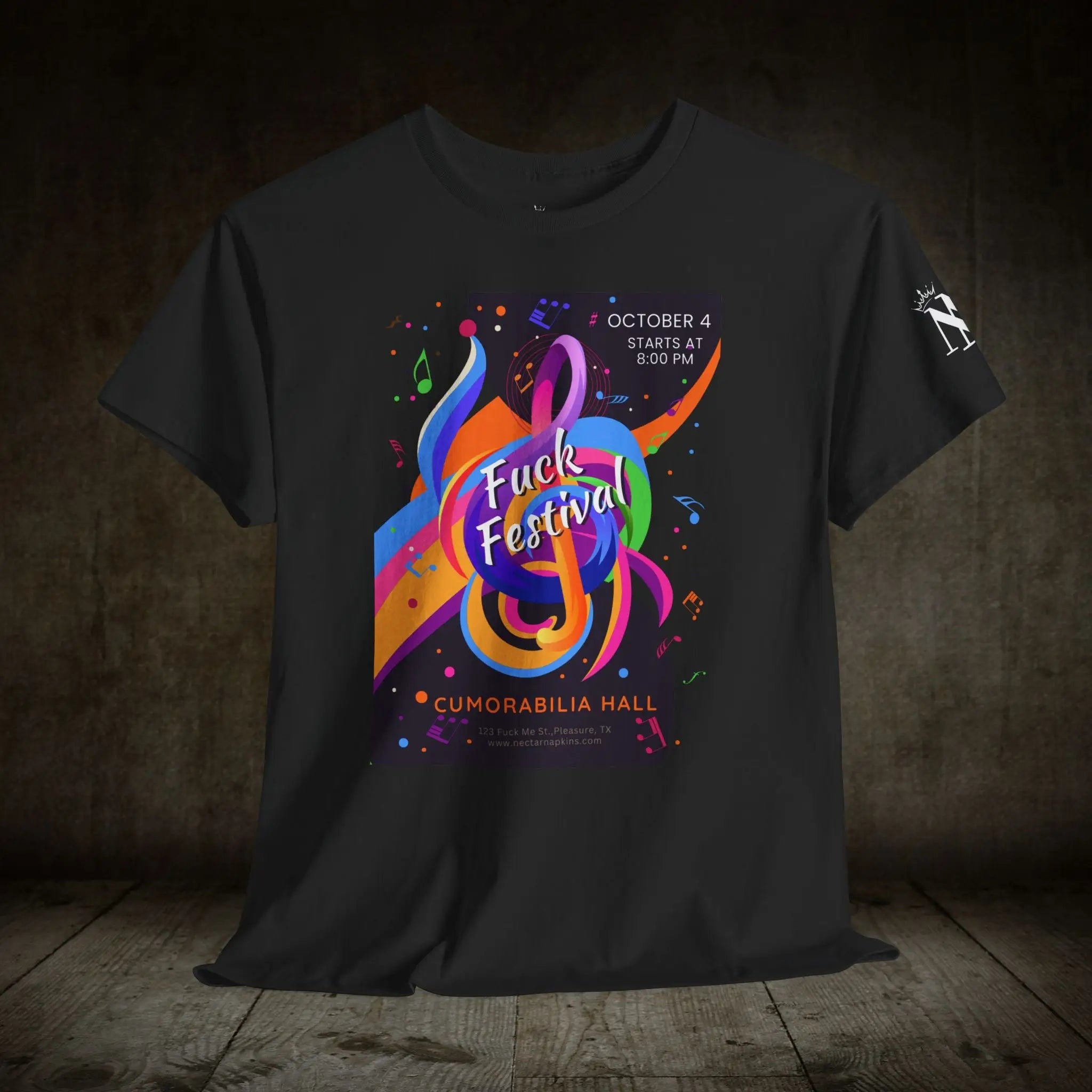 Fuck Festival! | Mix & Match 100% Cotton Unisex Fun-Flirty Lovers’ Tees