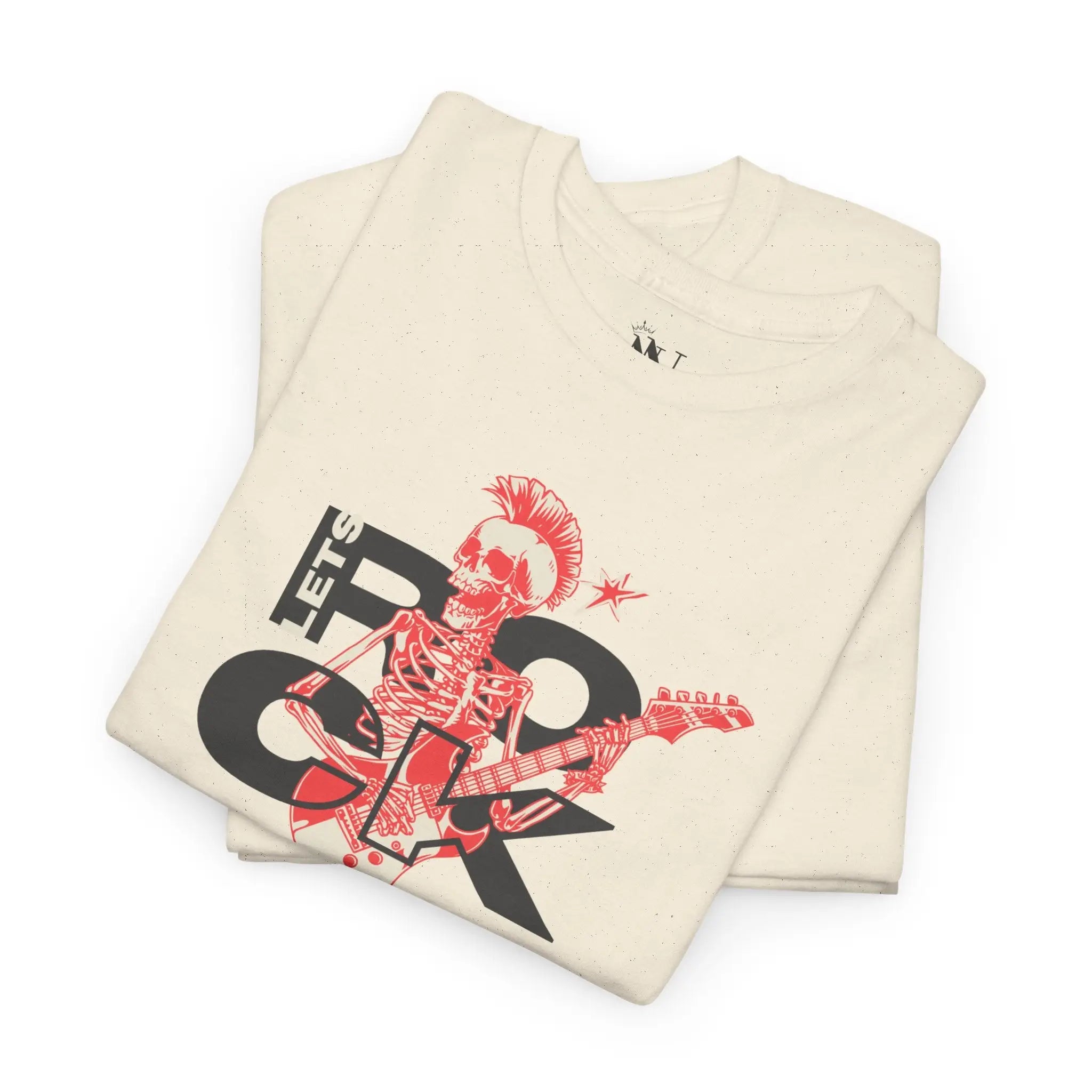 Let’s Rock Skull Rocker 100% Cotton T-Shirt