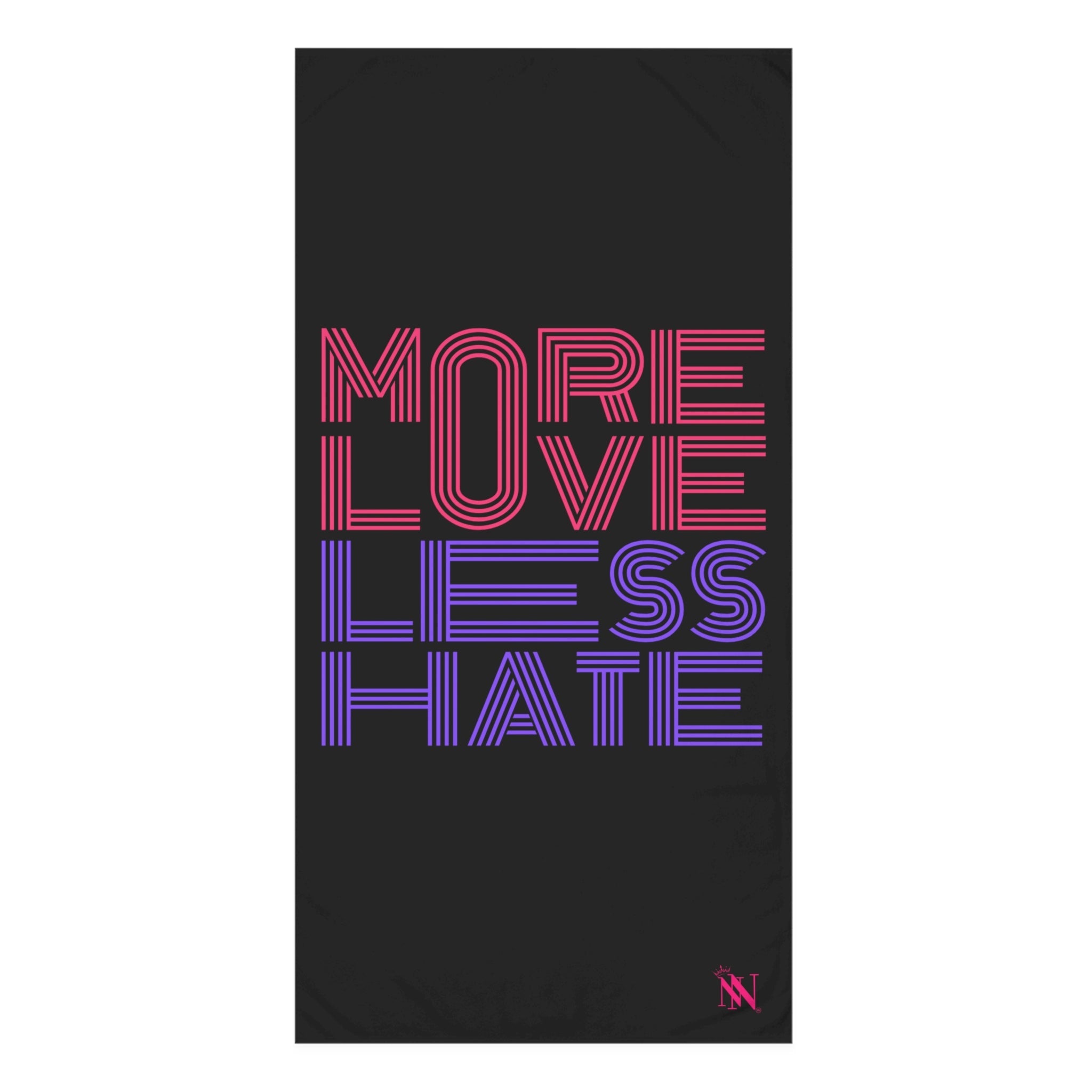 More Love Less Hate Extra Large Towel for Sex