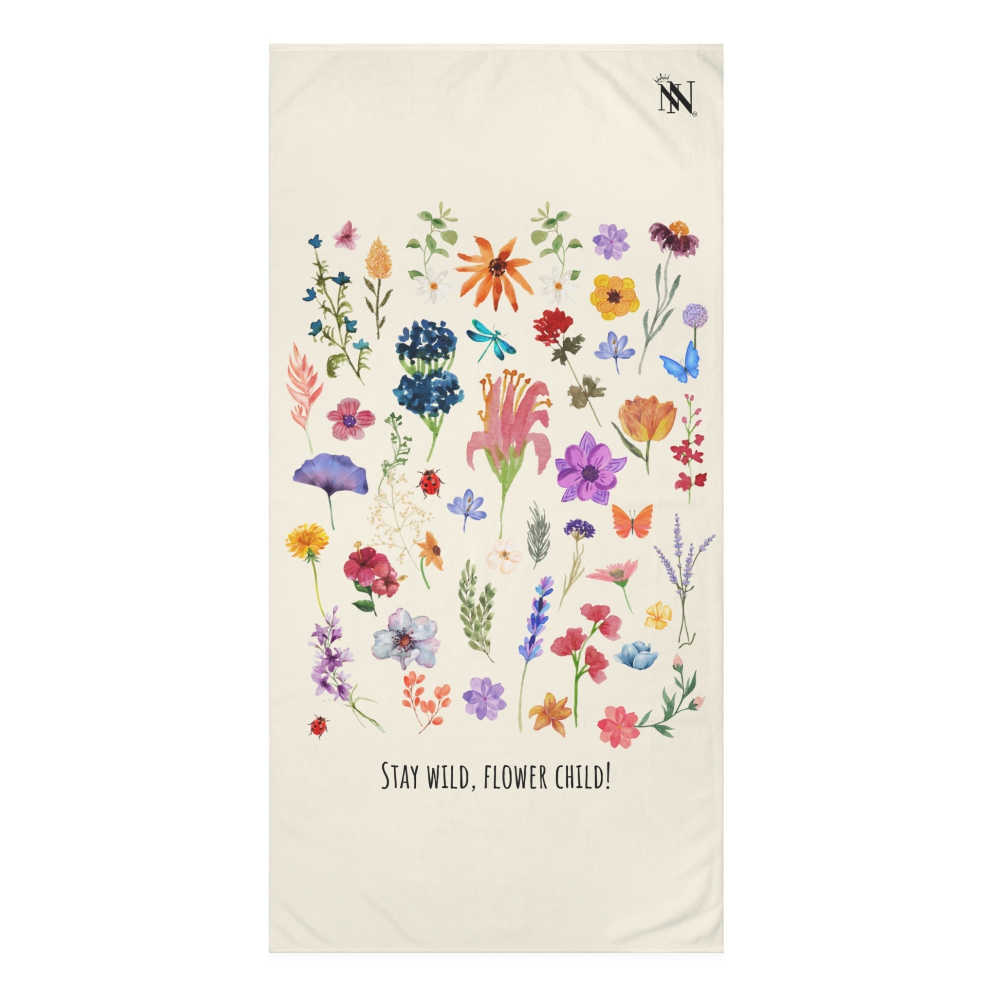 Stay Wild Flower Child! | Mix & Match XL Fun-Flirty Lovers’ Towels
