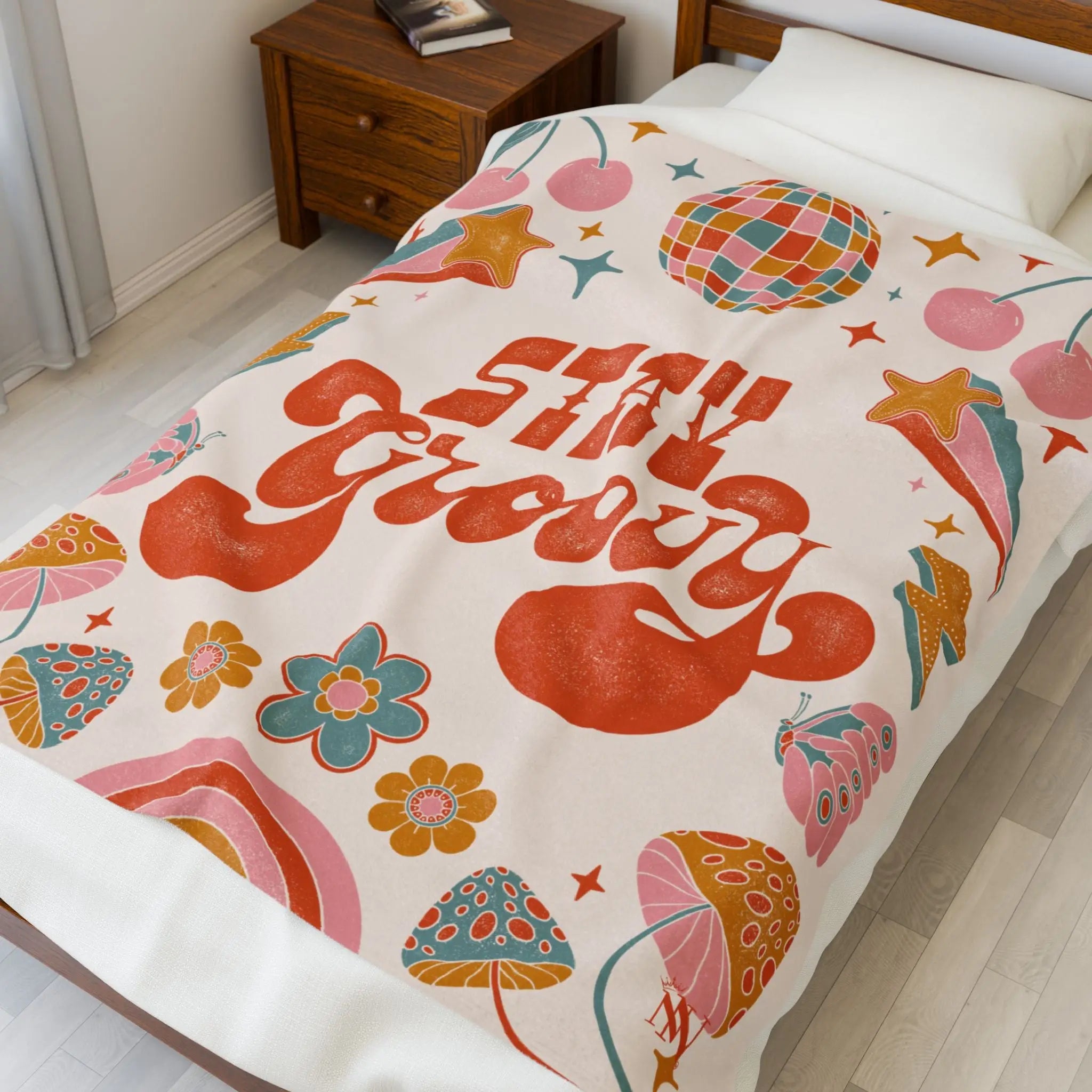 Stay Groovy Vintage Boho | Mix & Match Soft Fun-Flirty Lovers’ Blankets