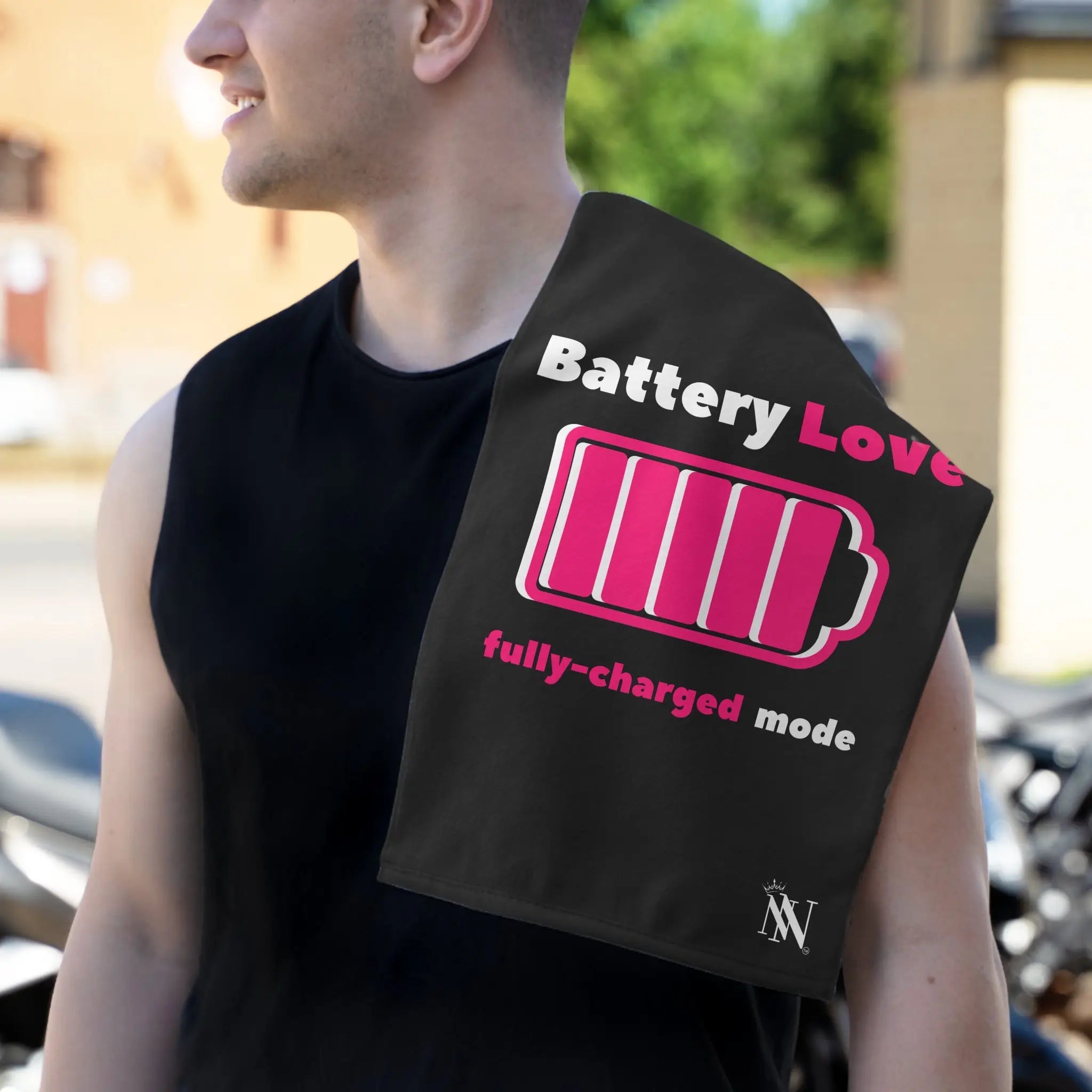 Battery Love | Mix & Match Soft Fun-Flirty Lovers’ Towels