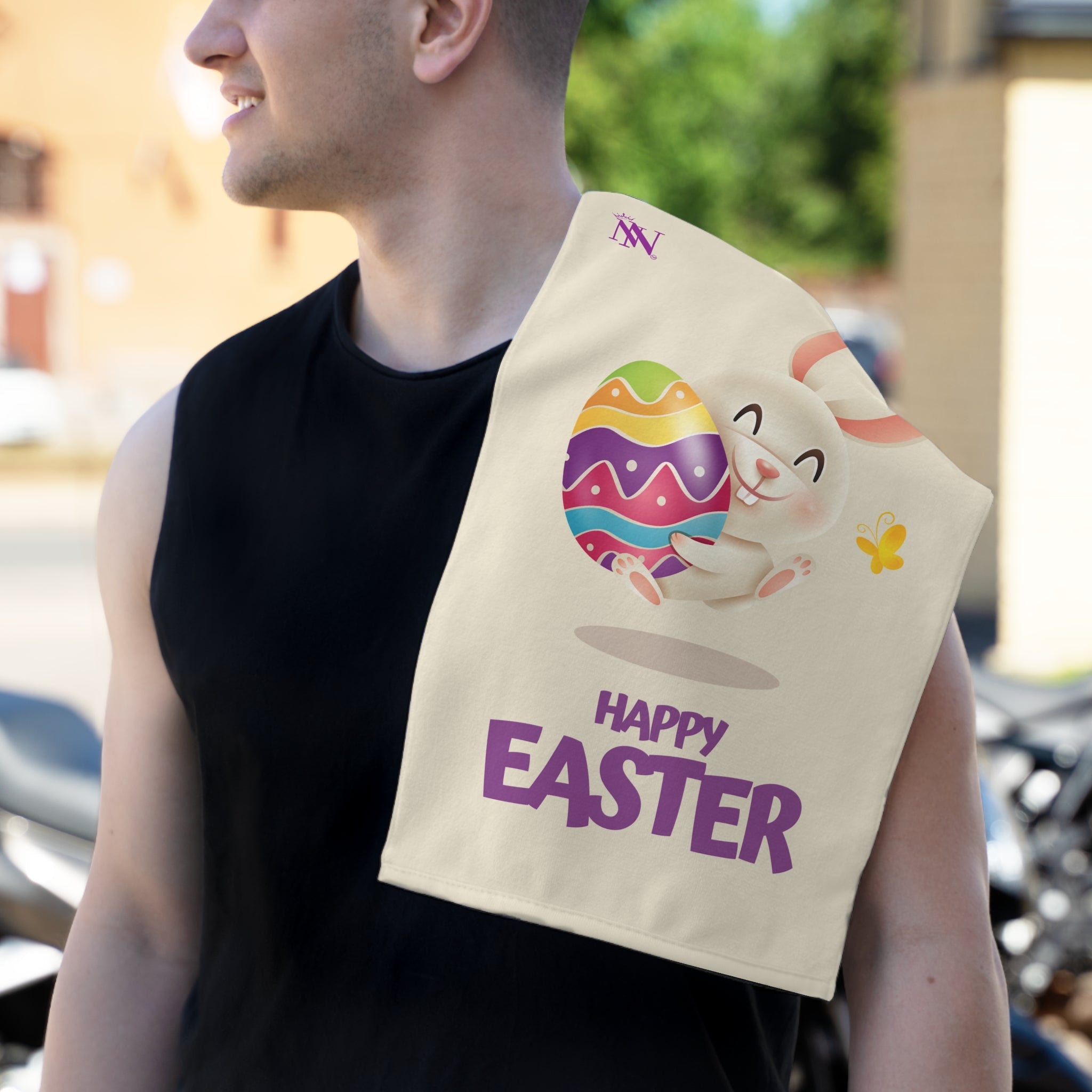 Happy Easter Bunny | Mix & Match Soft Fun-Flirty Lovers’ Towels