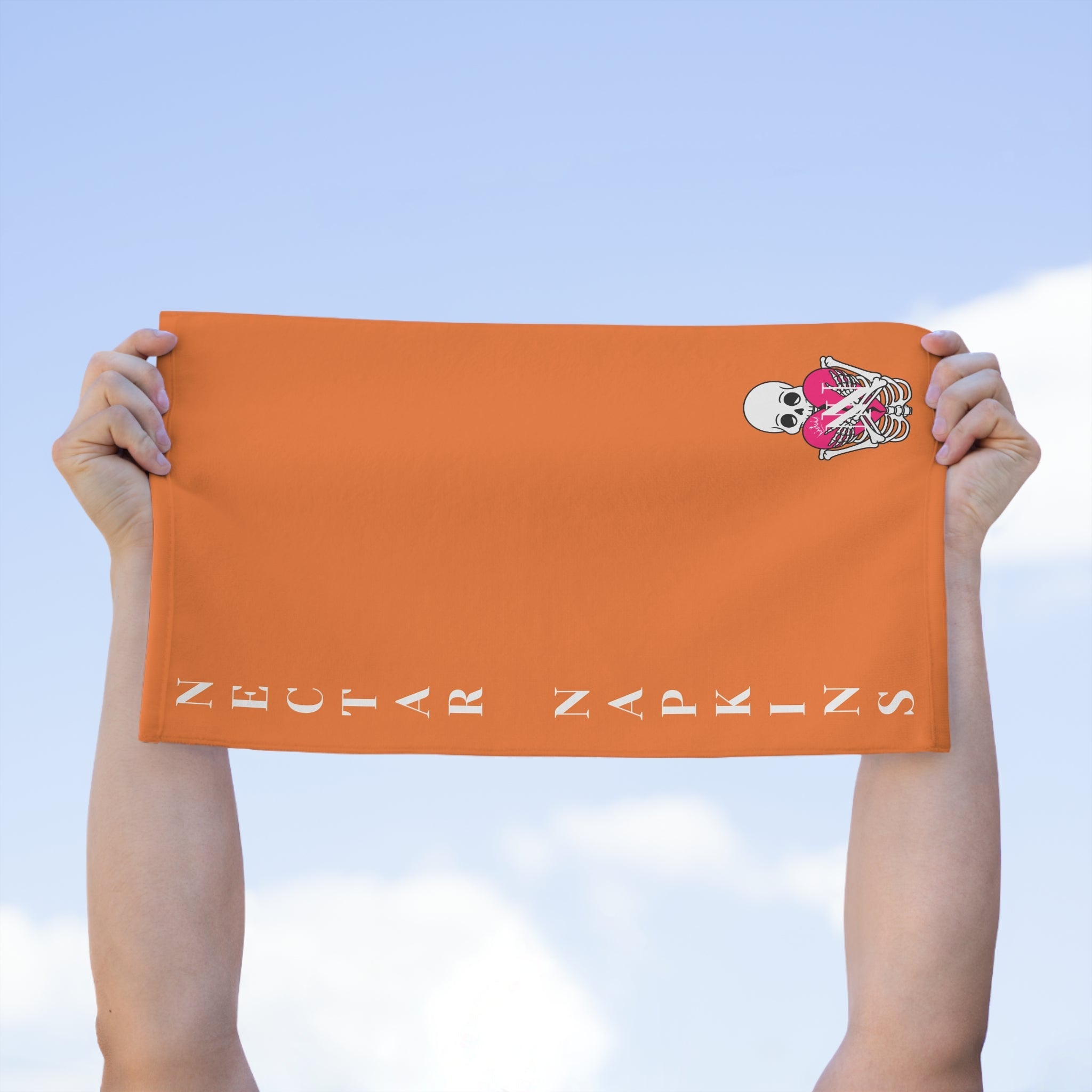 Nectar Napkins Brand Crusta Bright Orange Sex Towel