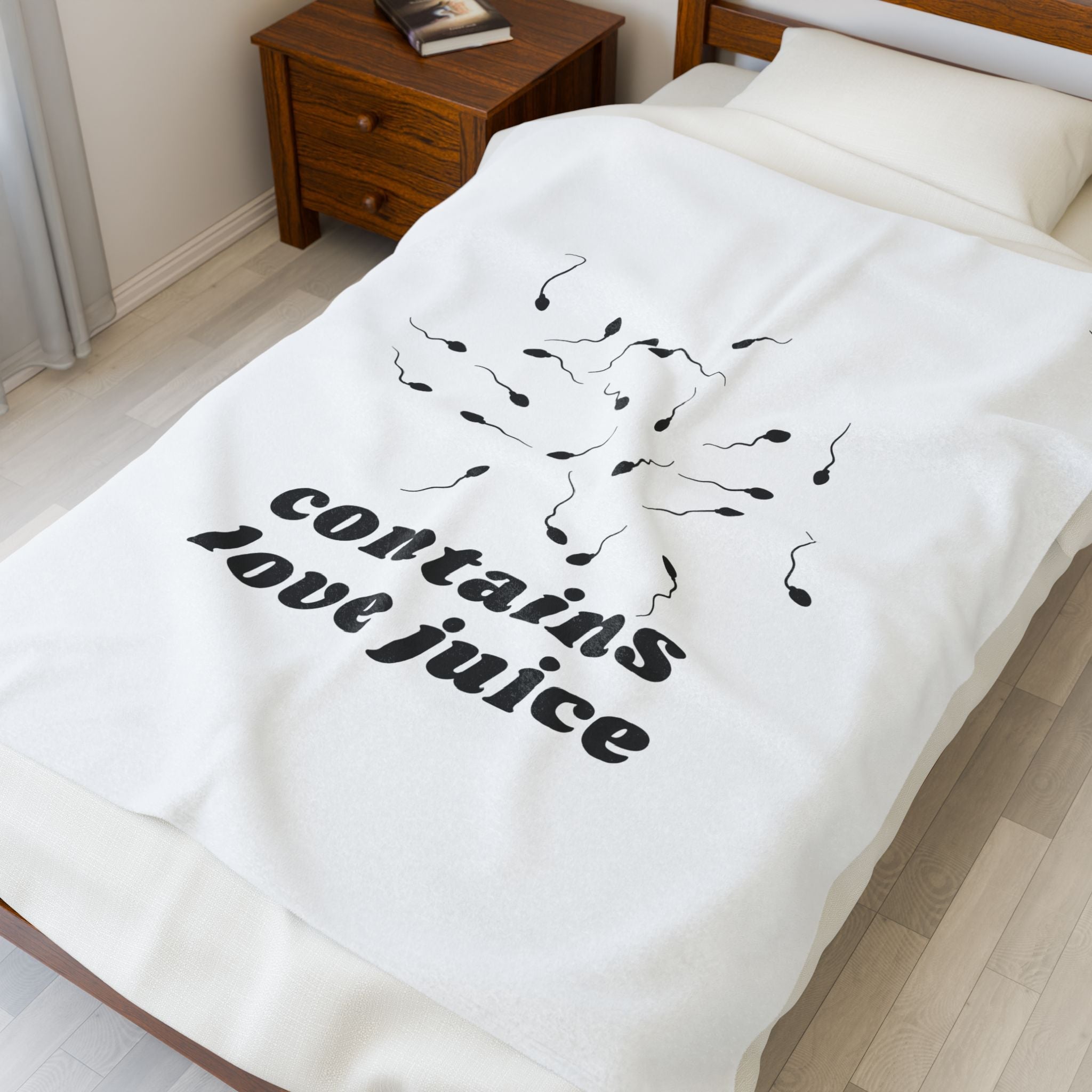 Contains Love Juice | Mix & Match Fun-Flirty Lovers’ Blankets