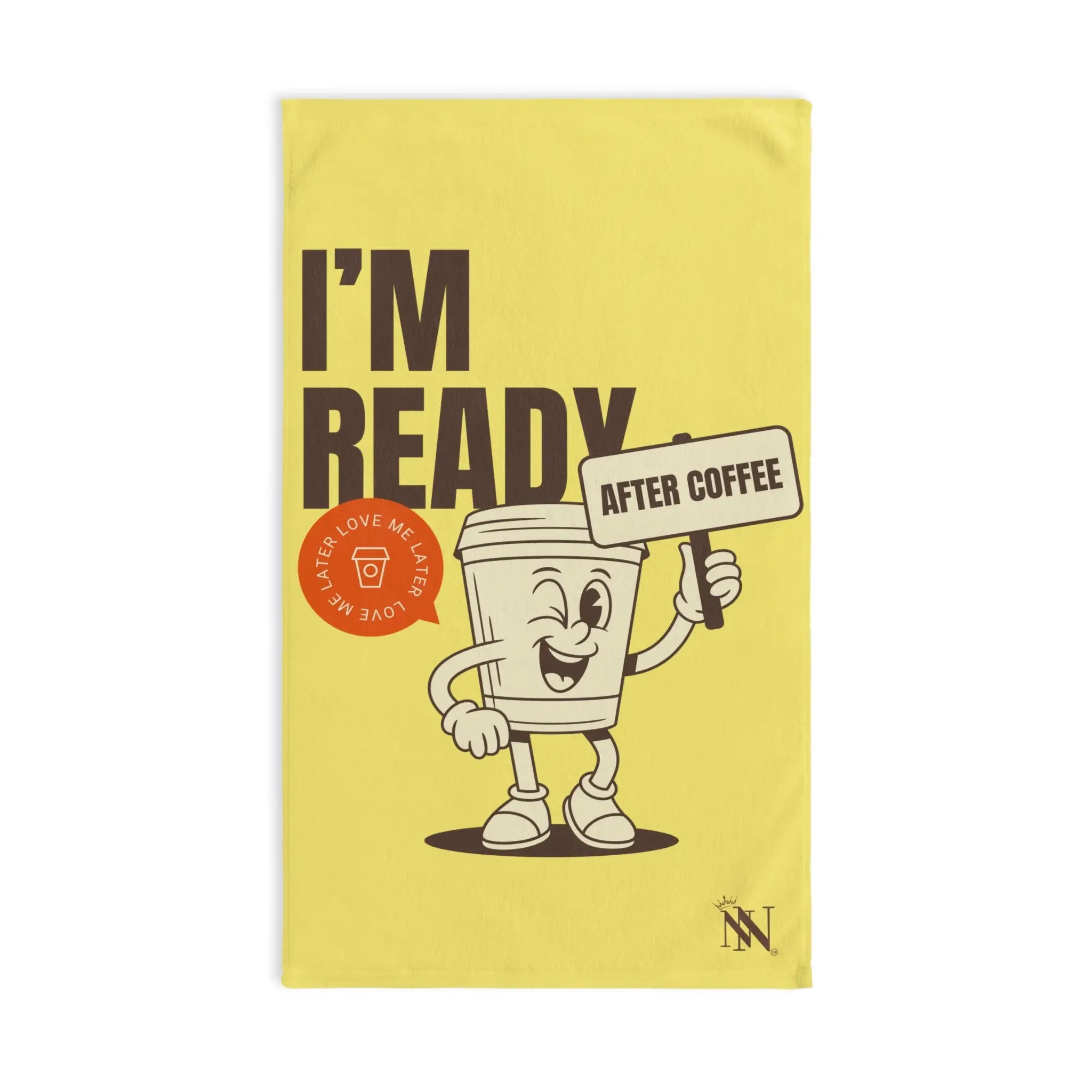 I’m Ready After Coffee | Mix & Match Classic Fun-Flirty Lovers’ Towels