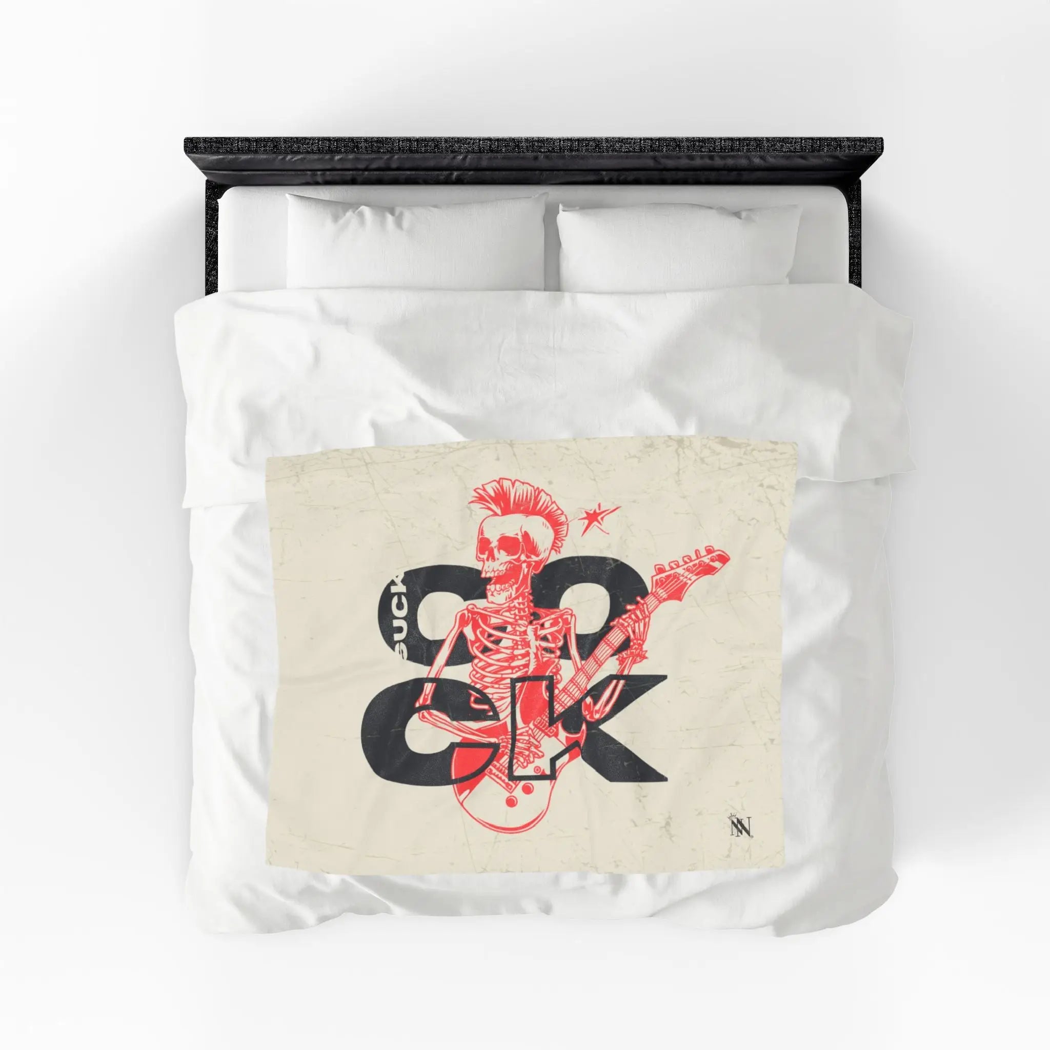 Suck Cock Skull Rocker Blanket