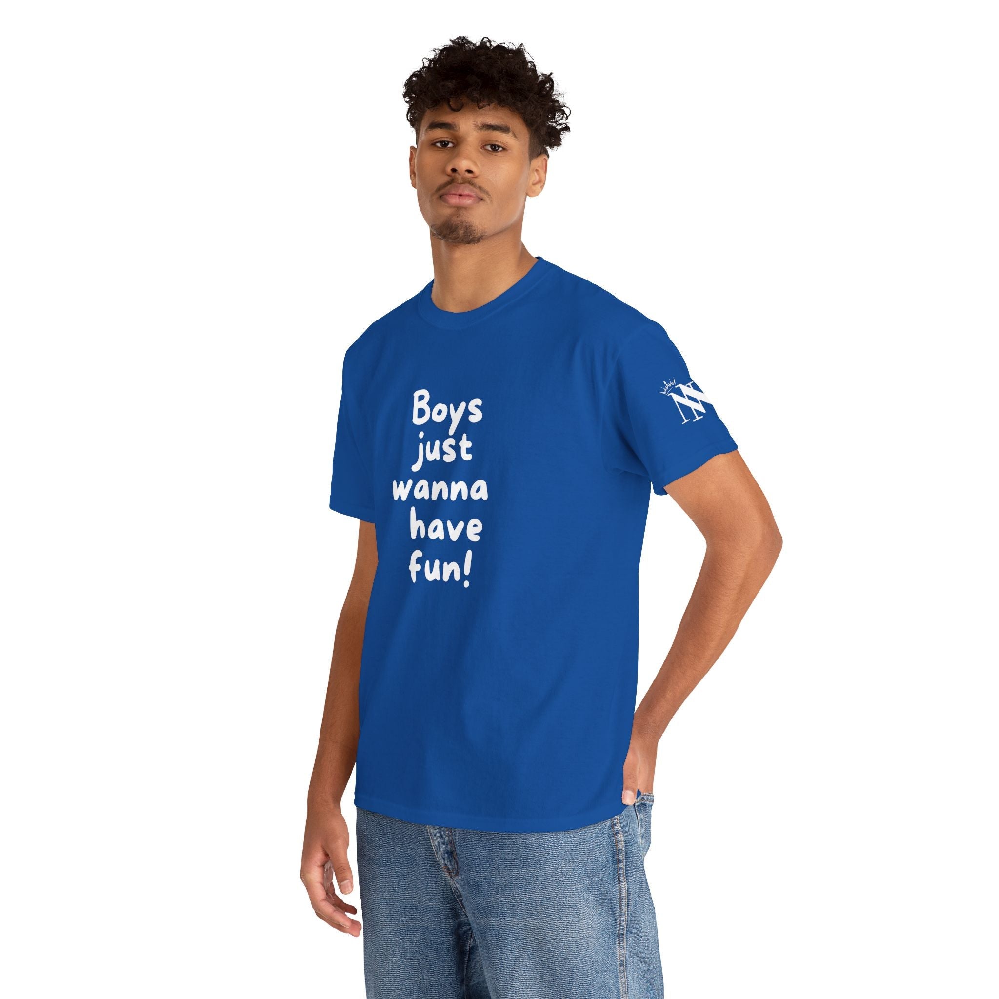 Boys Just Wanna Have Fun! | Mix & Match Cotton Unisex Fun-Flirty Lovers’ T-Shirts