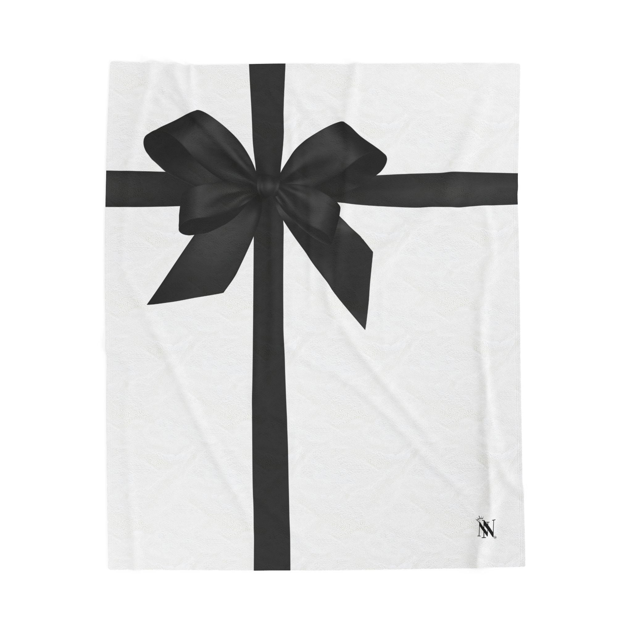 Unwrap Me Black Bow | Mix & Match Fun-Flirty Loversā Blankets