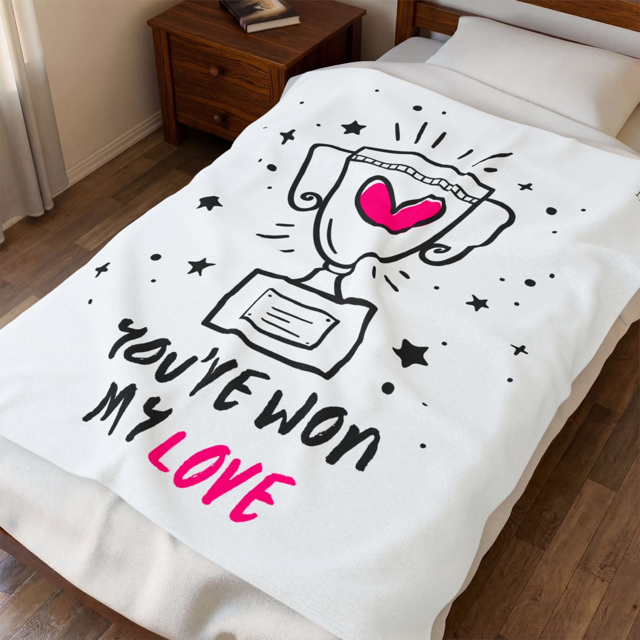 You’ve Won My Love Romantic Lovers Gifts Blanket