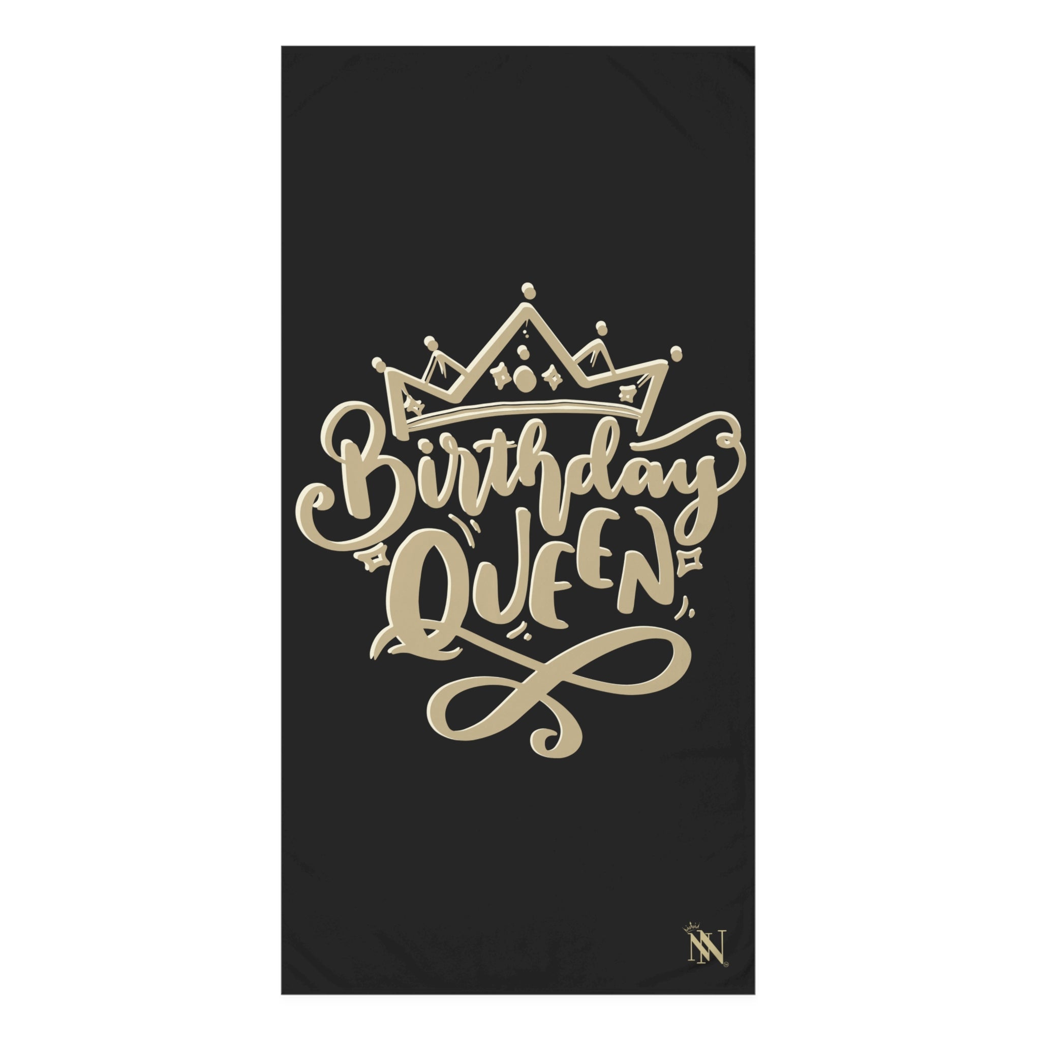 Gold Crown Birthday Queen | Mix & Match XL Fun-Flirty Lovers’ Towels