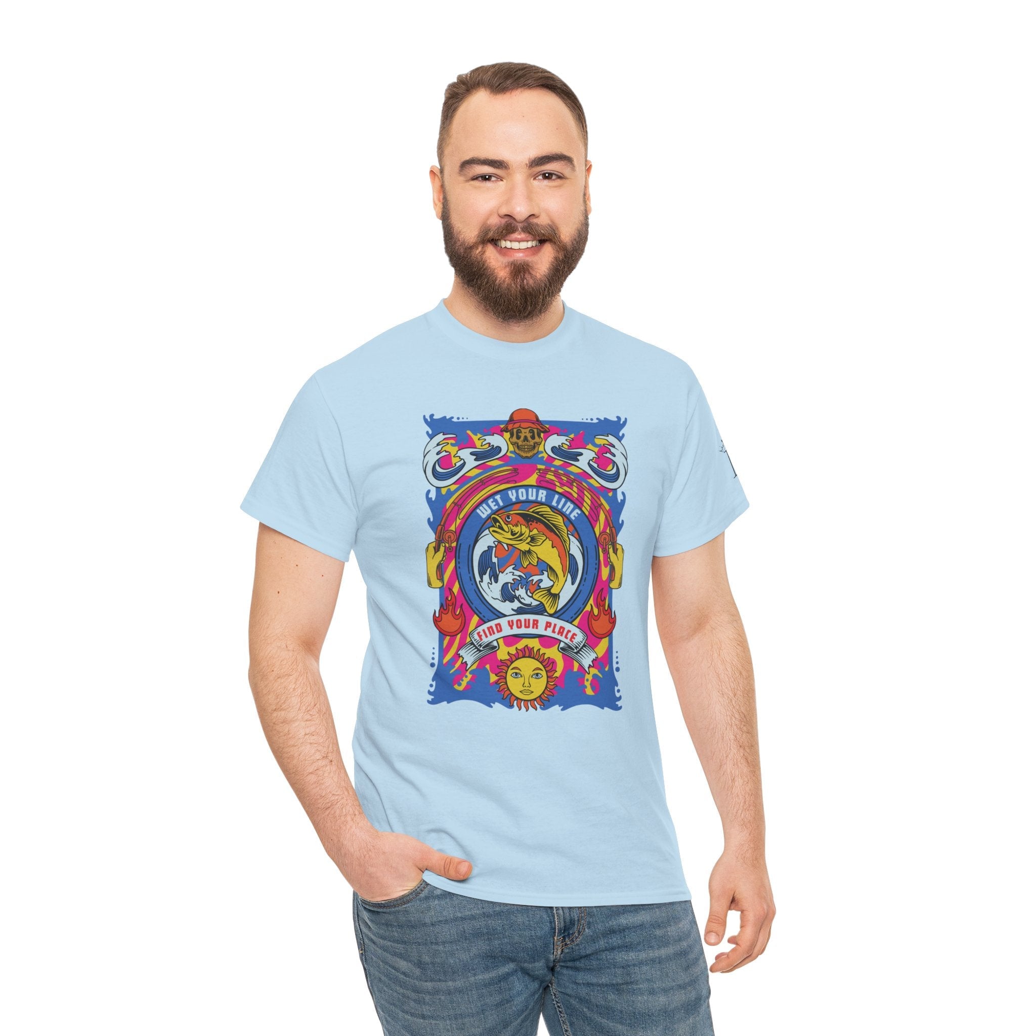 Wet Your Line Cotton T-Shirt