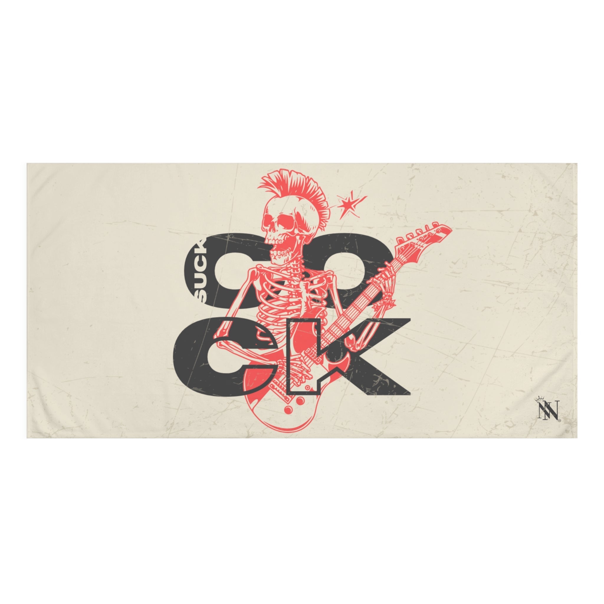 Suck Cock Skull Rocker Anal Sex Towel