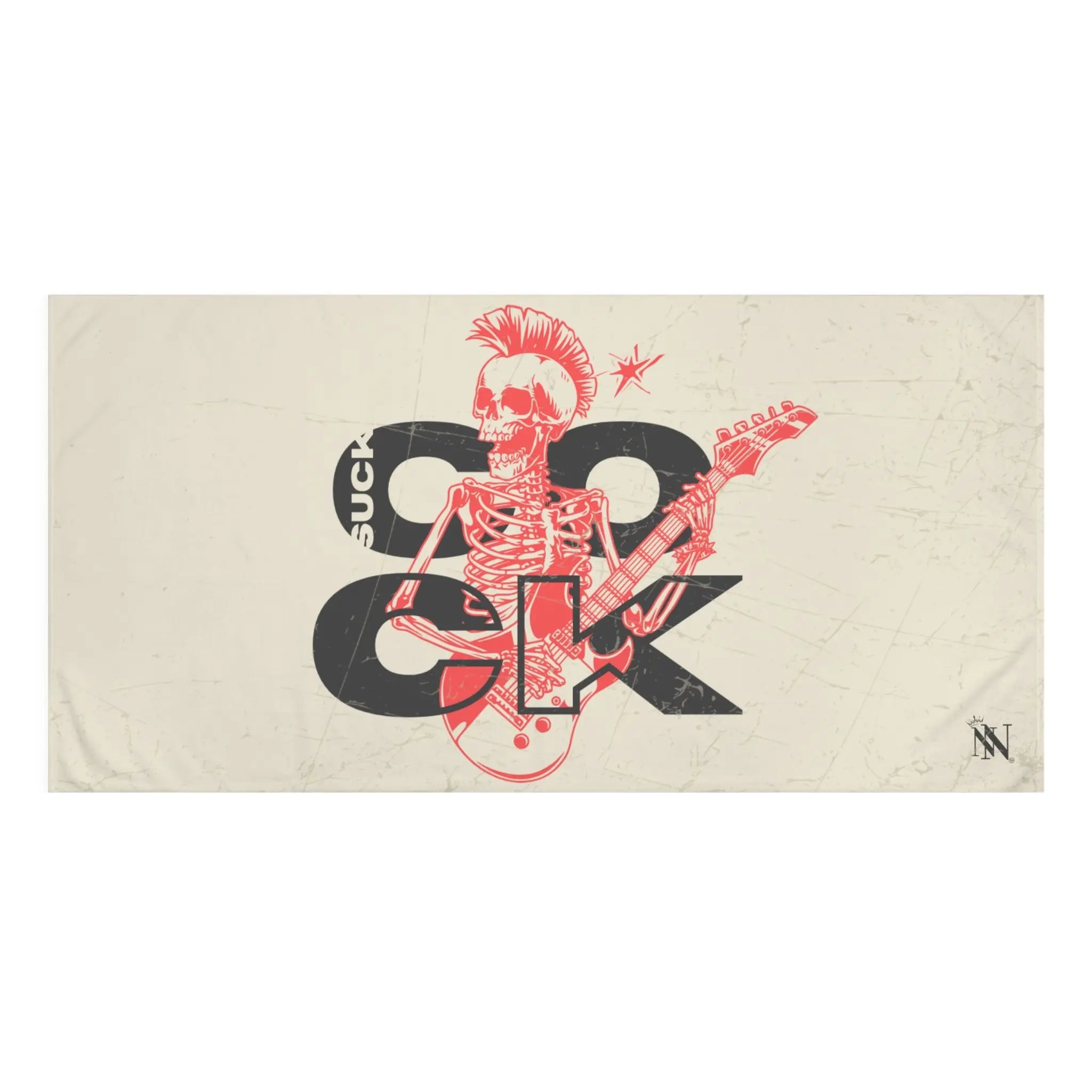 Suck Cock Skull Rocker Anal Sex Towel