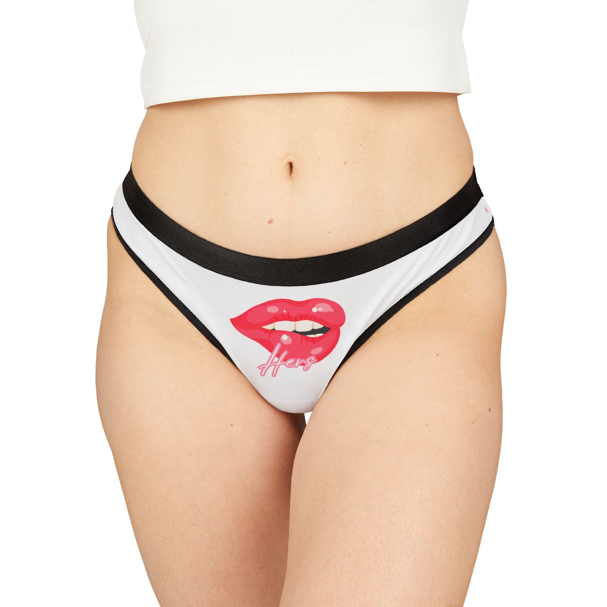 Hers Biting Lip Sex Gifts Lingerie Women’s Thong