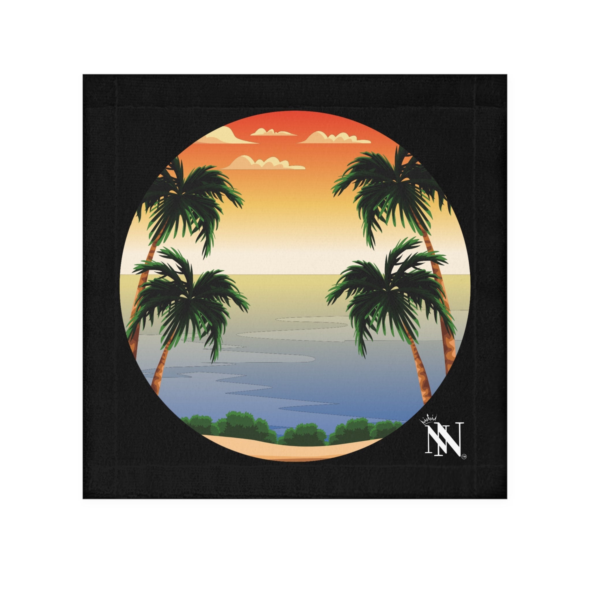 Island Wedding Black | Mix & Match Lils’ Fun-Flirty Lovers’ Towels