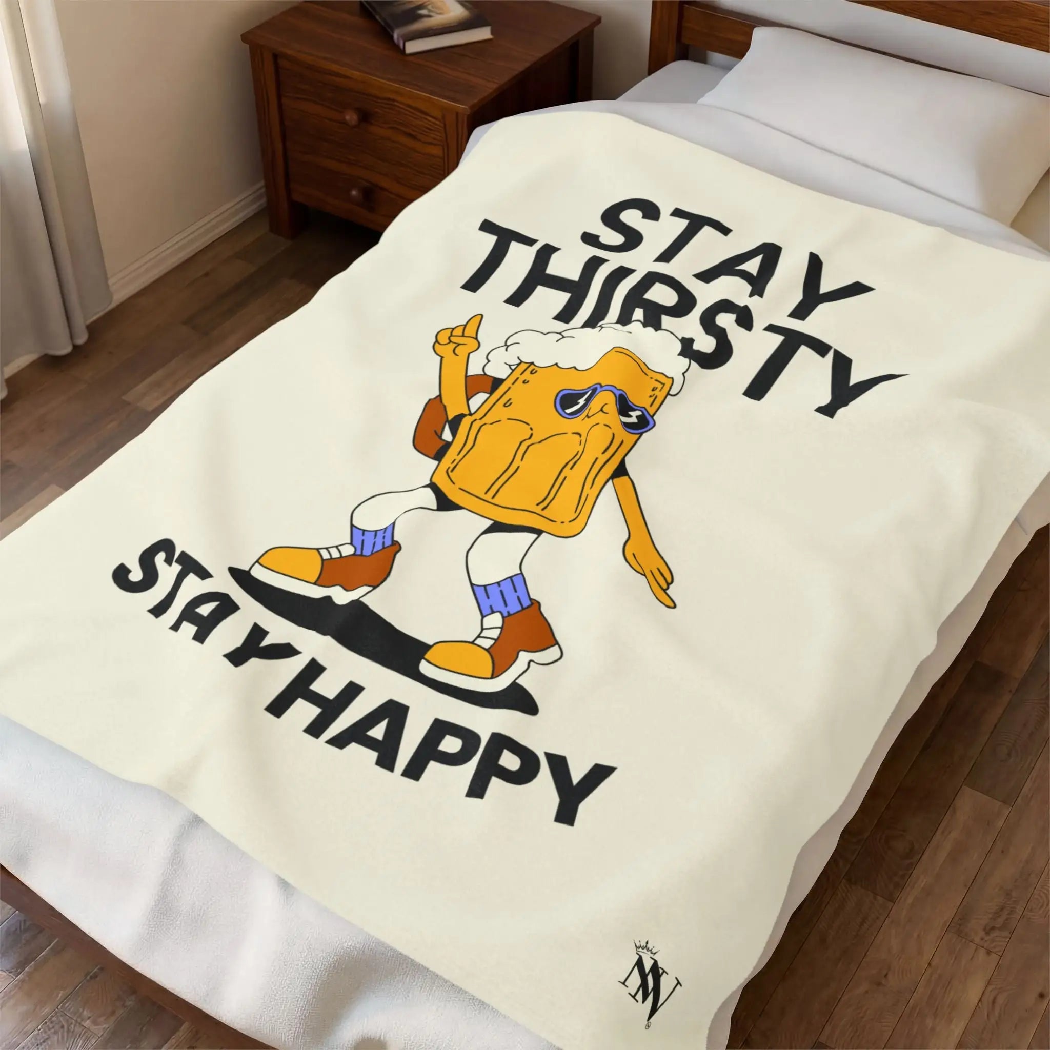 Stay Thirsty Stay Happy Romantic Gifts Blanket