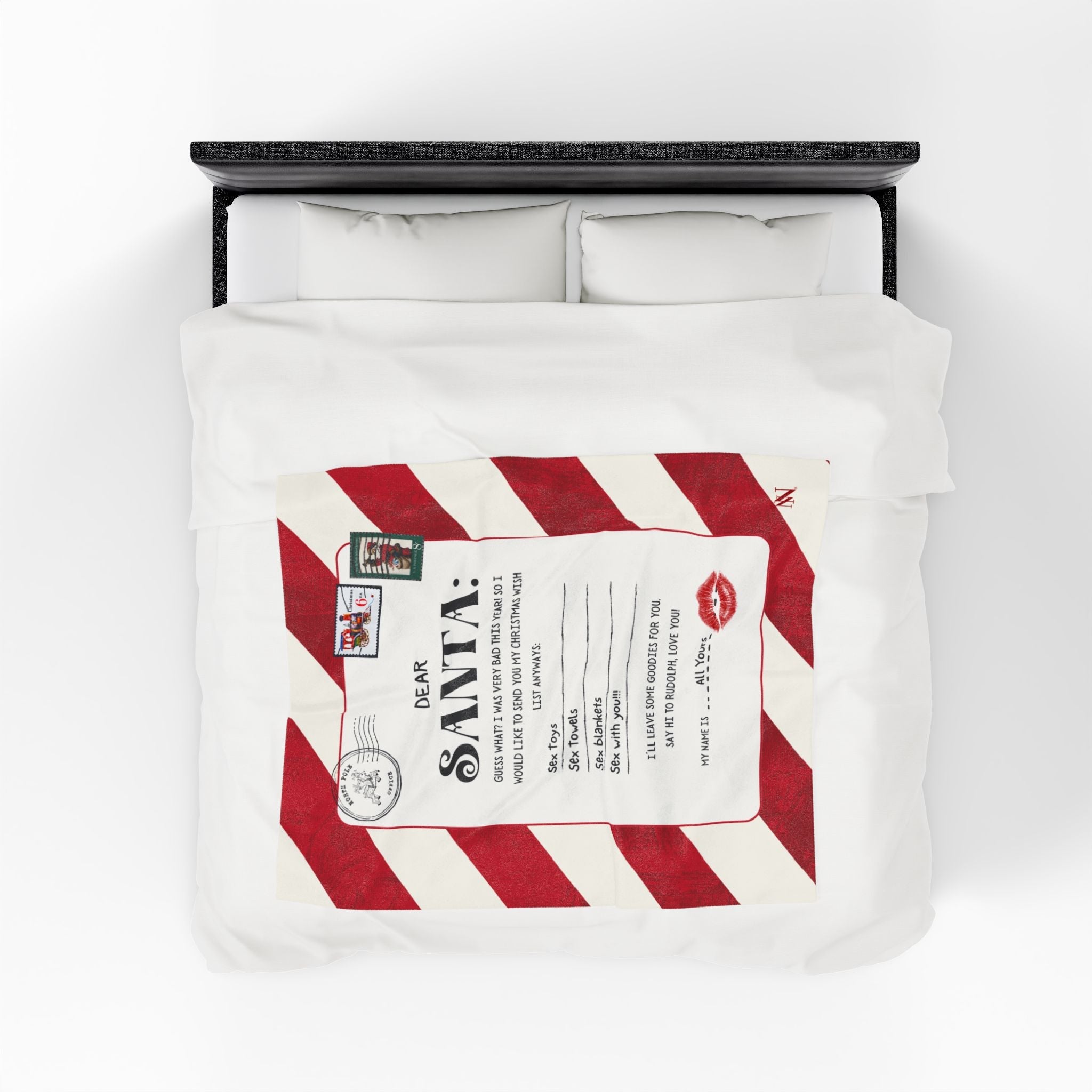 Dear Santa | Mix & Match Soft Fun-Flirty Lovers’ Blankets