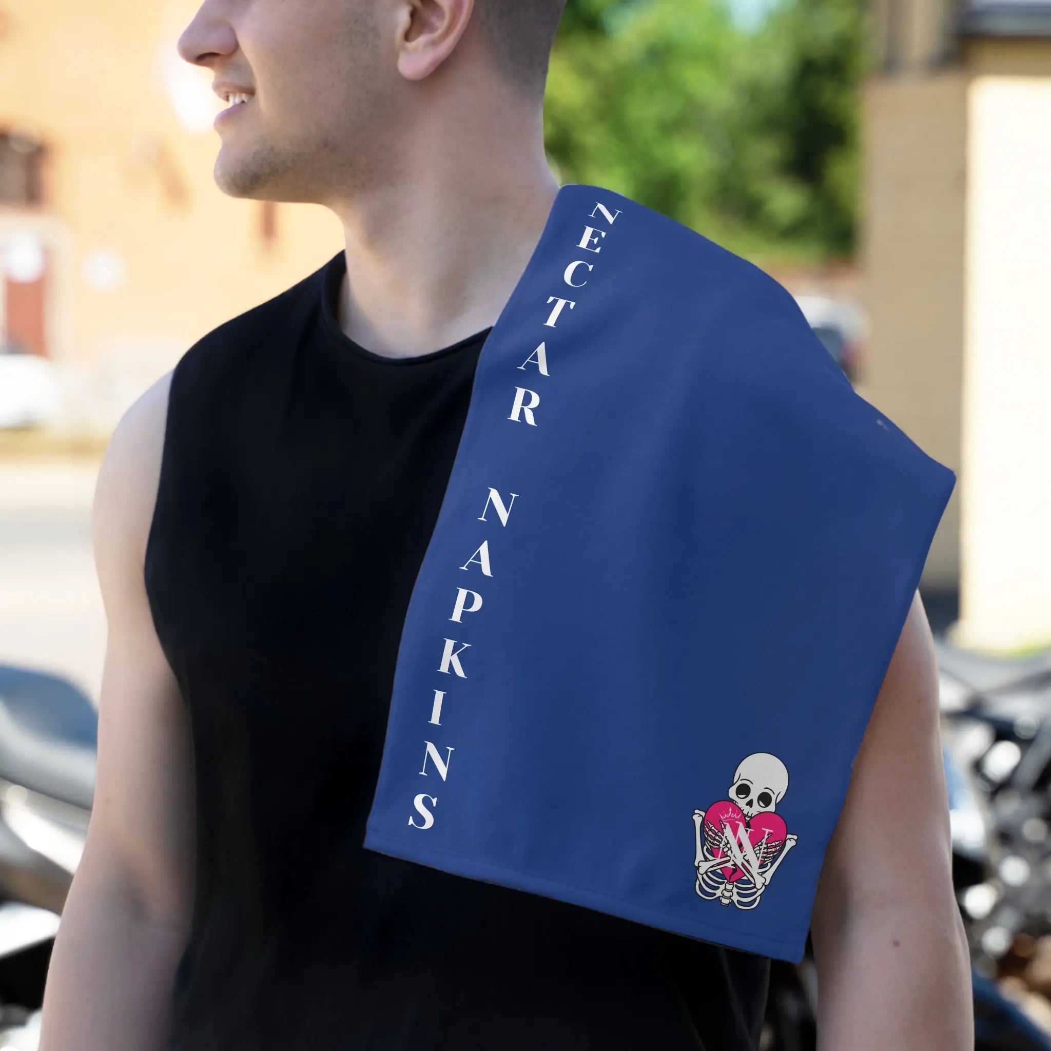 Nectar Napkins Brand Blue Sex Towel