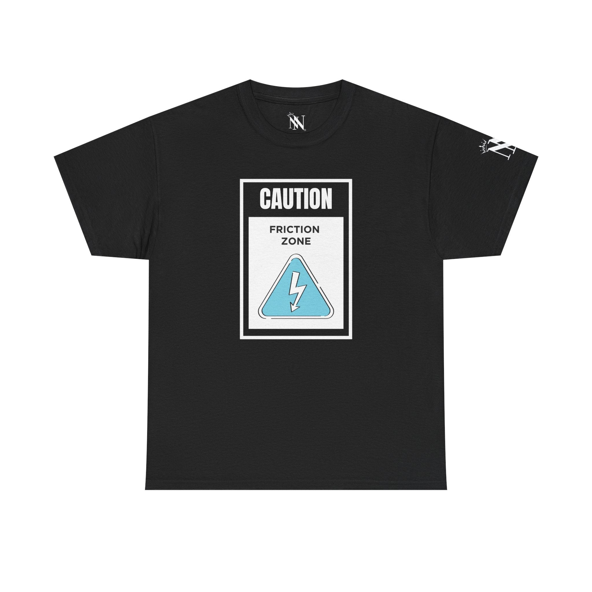 Caution Friction Zone Romantic Couples Sex Gifts 100% Cotton T-Shirt