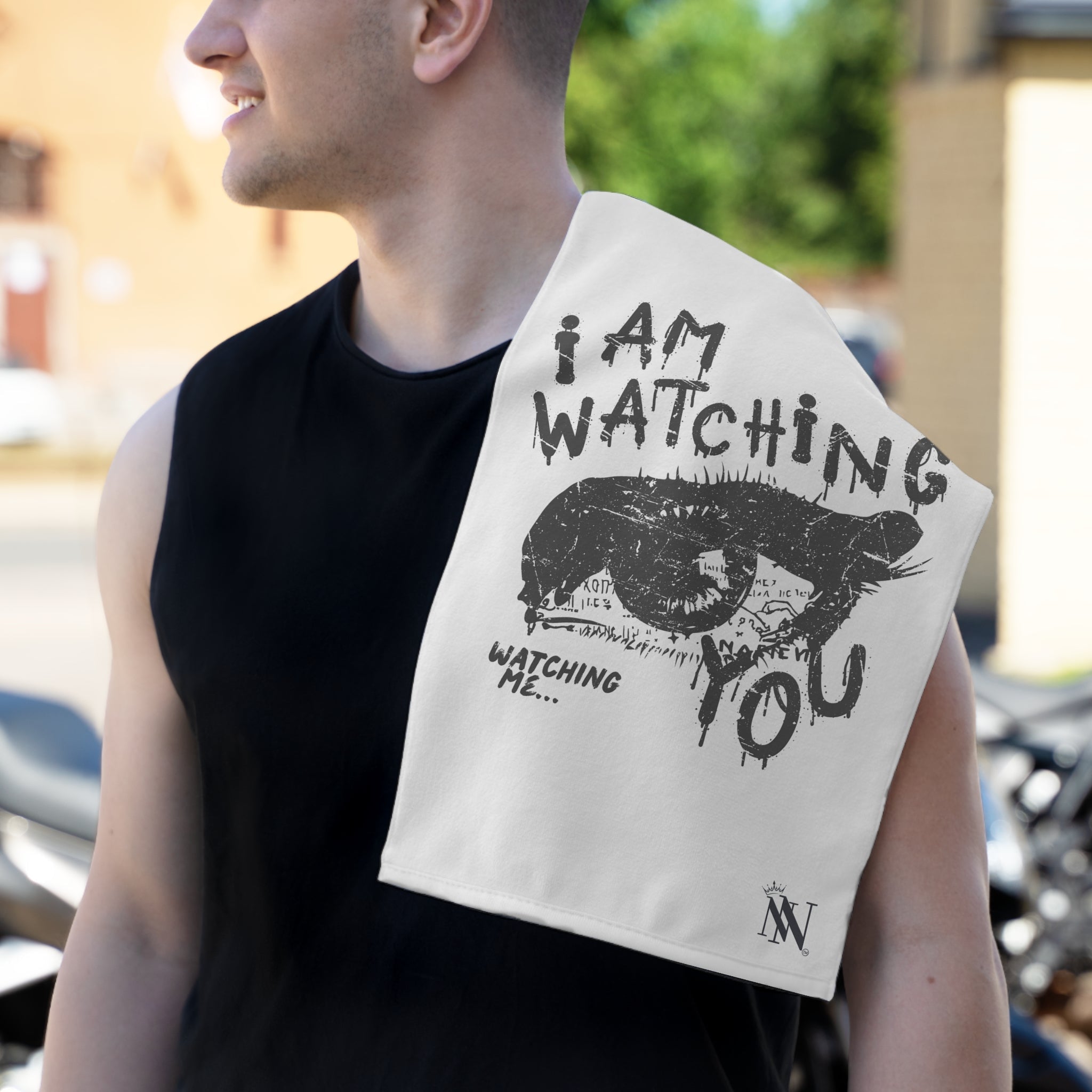 Watching You Watching Me | Mix & Match Soft Fun-Flirty Lovers’ Towels