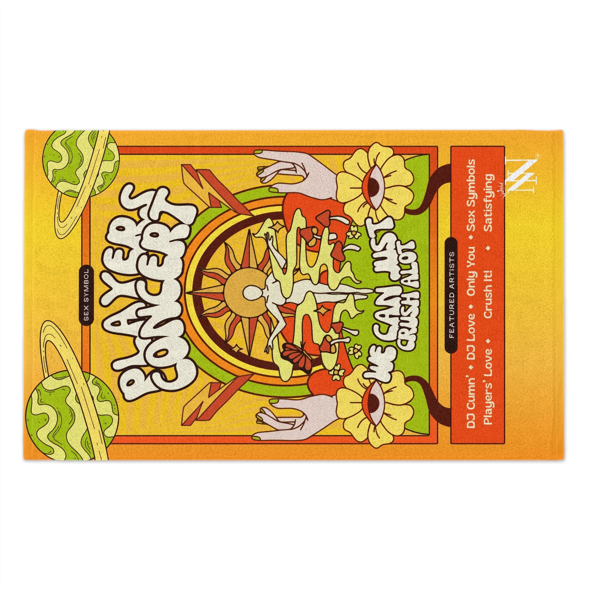 Psychedelic Players Concert Sex Towel