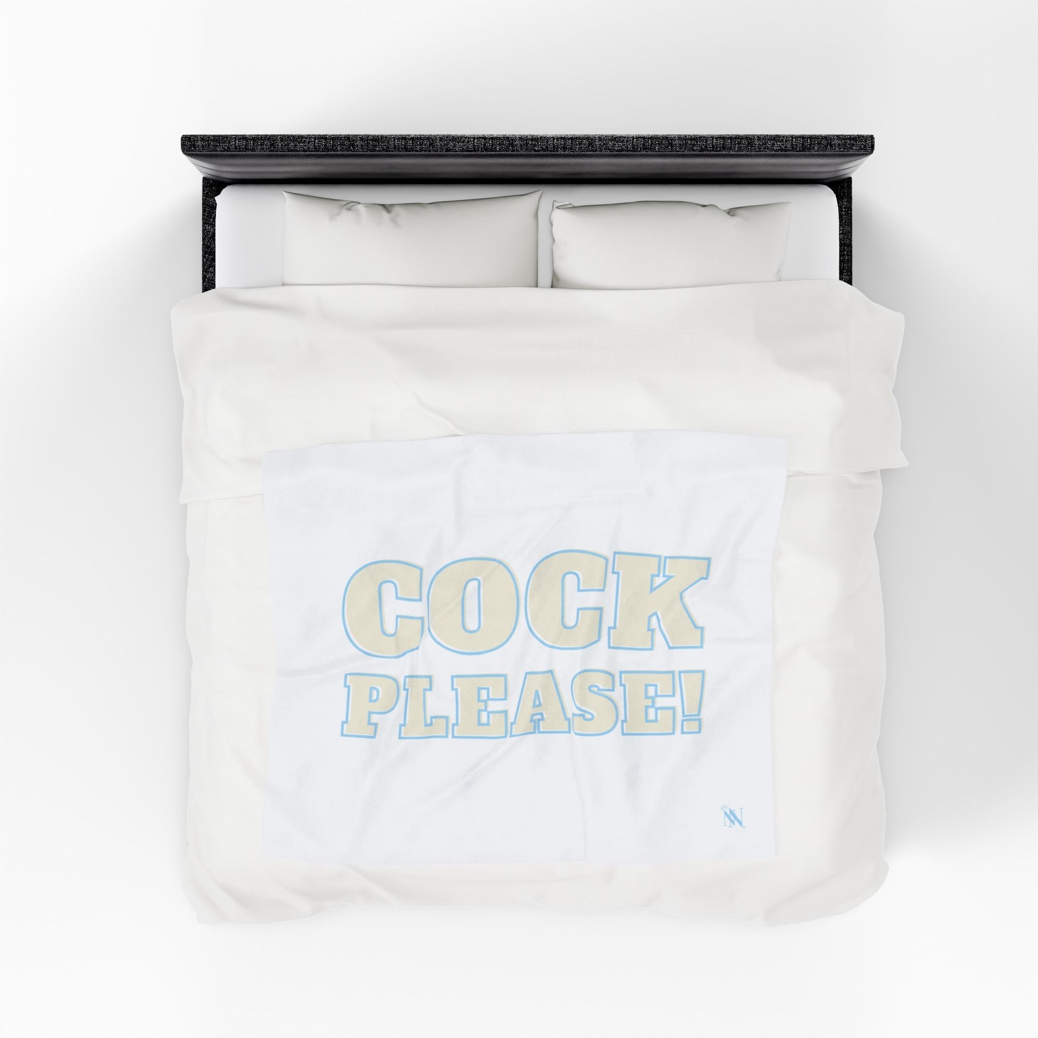 Cock Please! | Mix & Match Soft Fun-Flirty Lovers’ Blankets