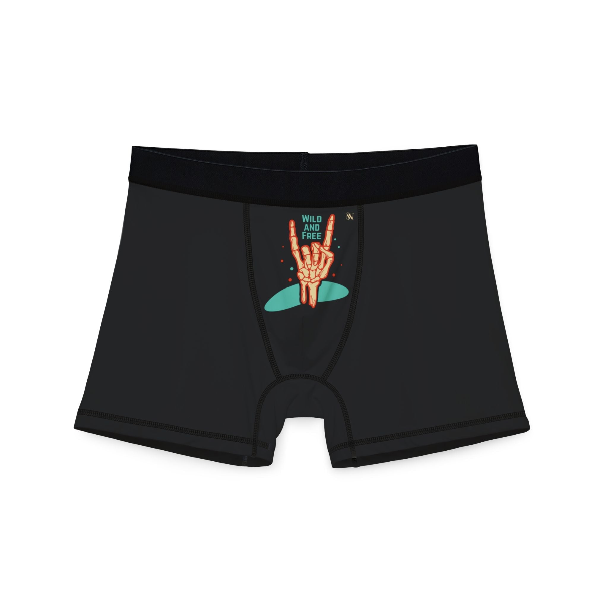 Throwing Horns Wid & Free | Mix & Match Men’s Fun-Flirty Lovers’ Boxer Briefs