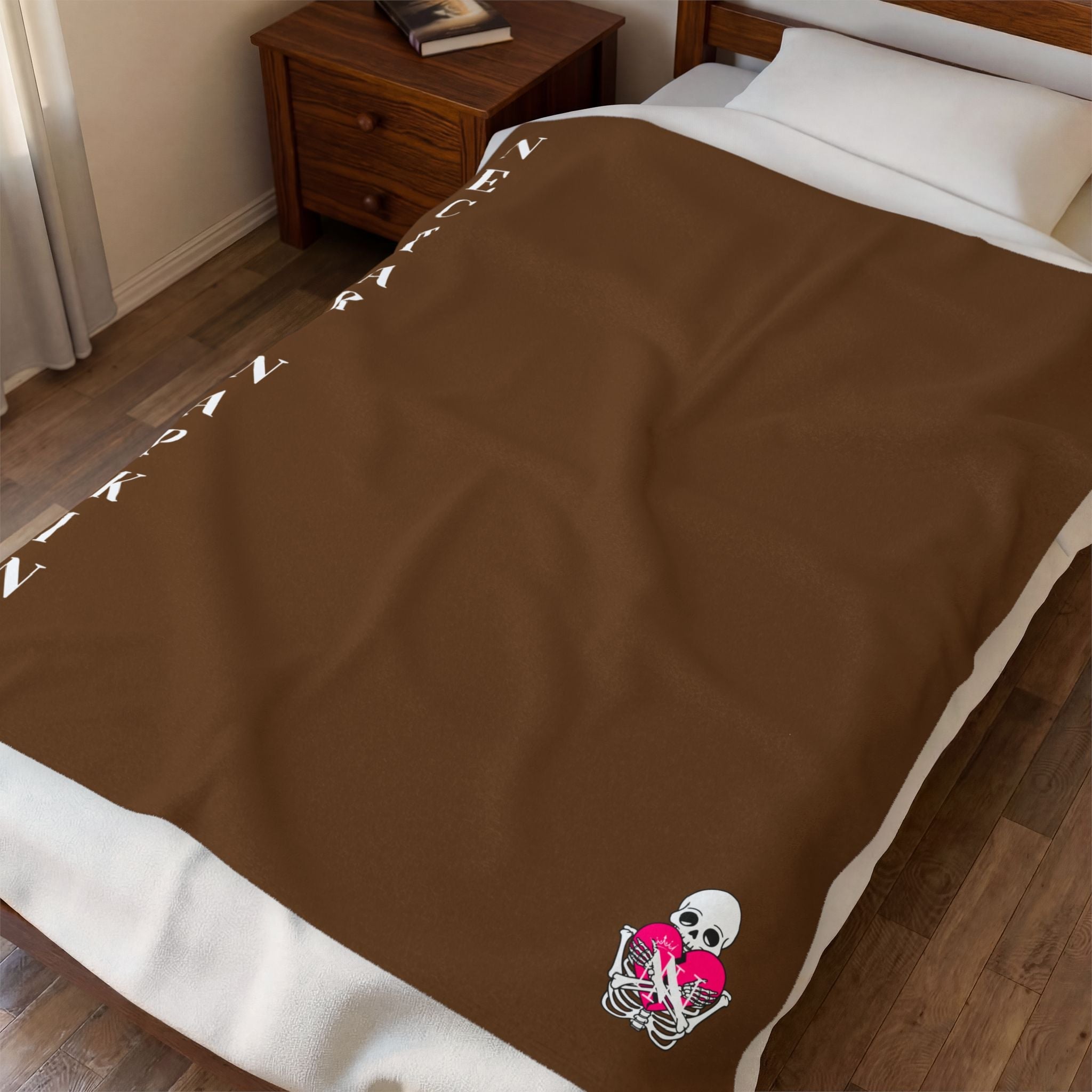 Nectar Napkins Brown Love Blanket