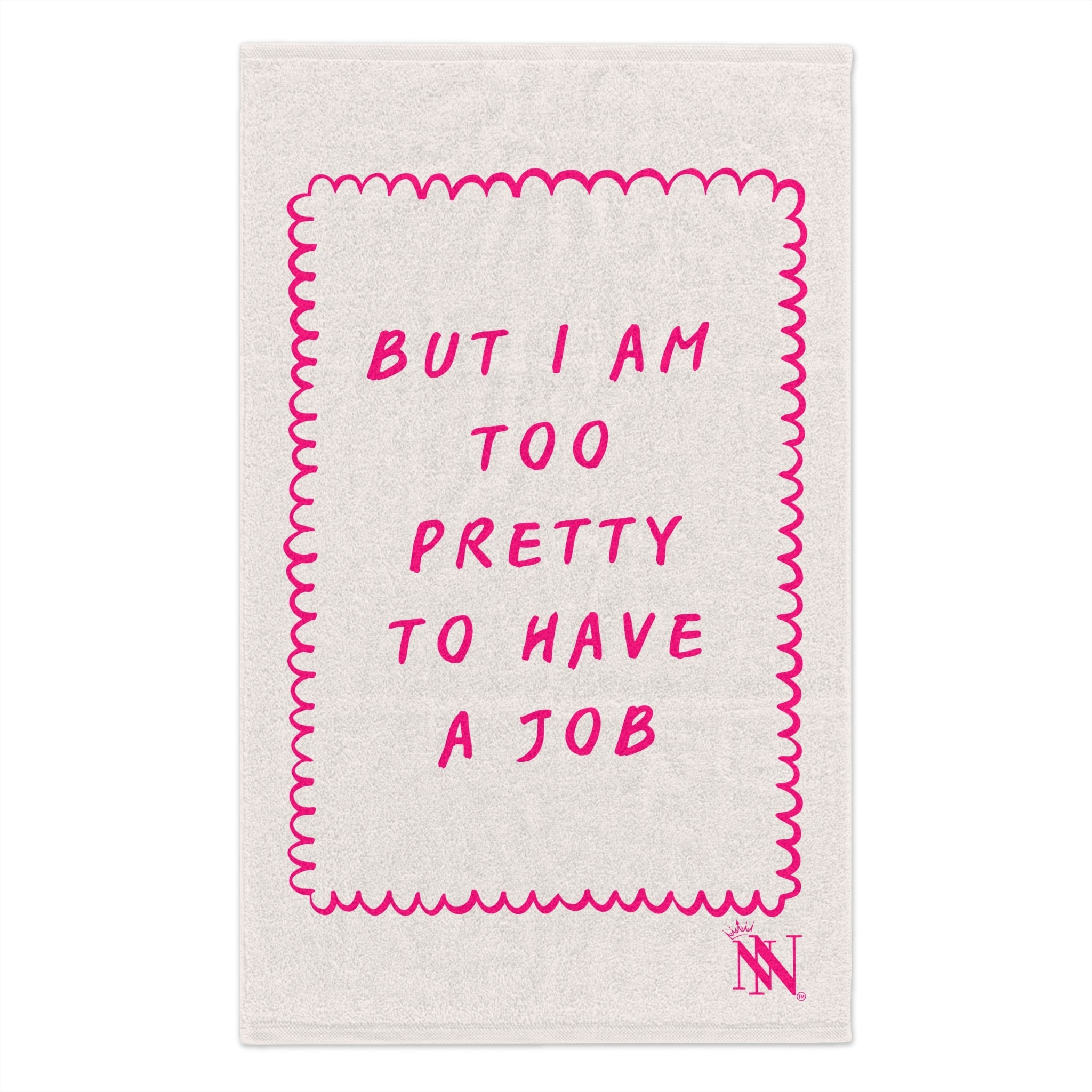 Too Pretty to Have a Job | Mix & Match Soft Fun-Flirty Lovers’ Towels
