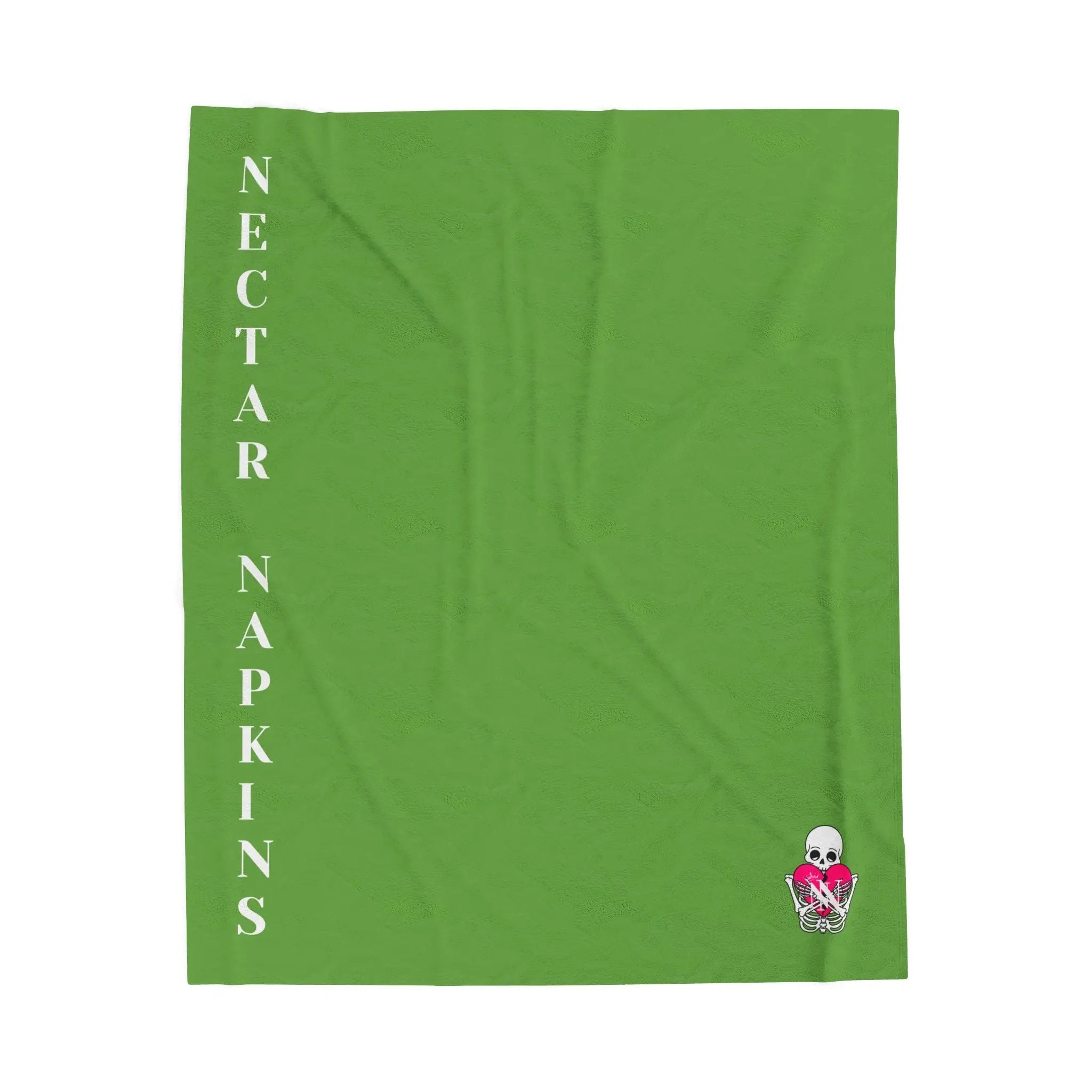 Nectar Napkins Brand Lime Green Love Blanket